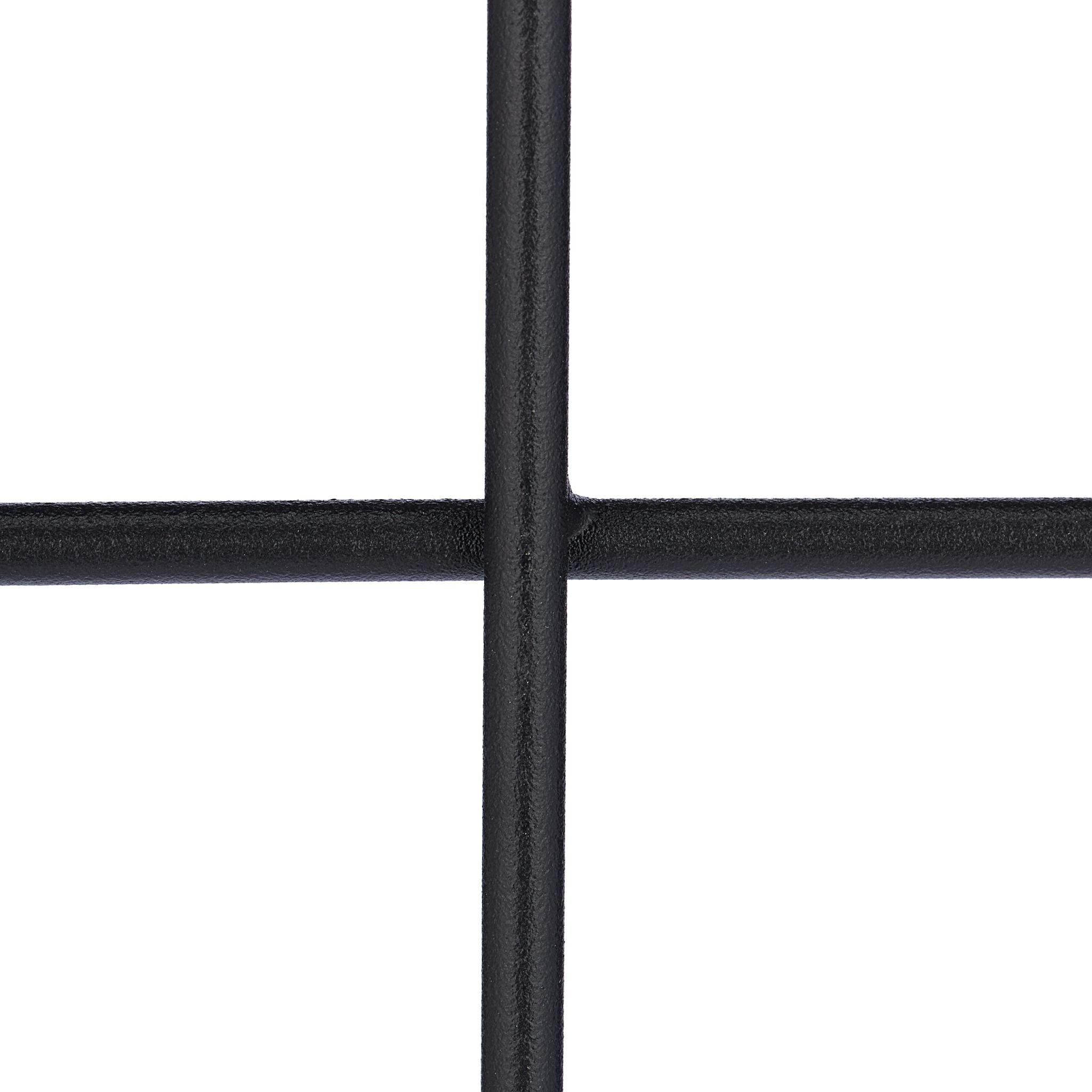 Rankgitter Metall 150cm Schwarz von Relaxdays