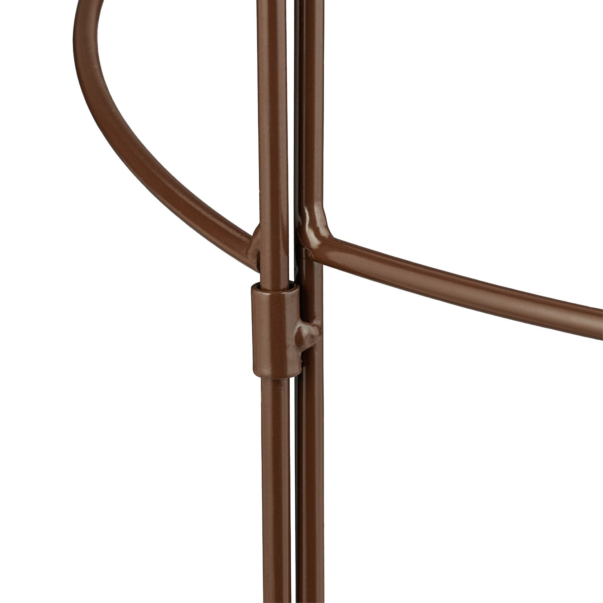 Staudenhalter Fleur-de-Lis 2-tlg. Braun von Relaxdays