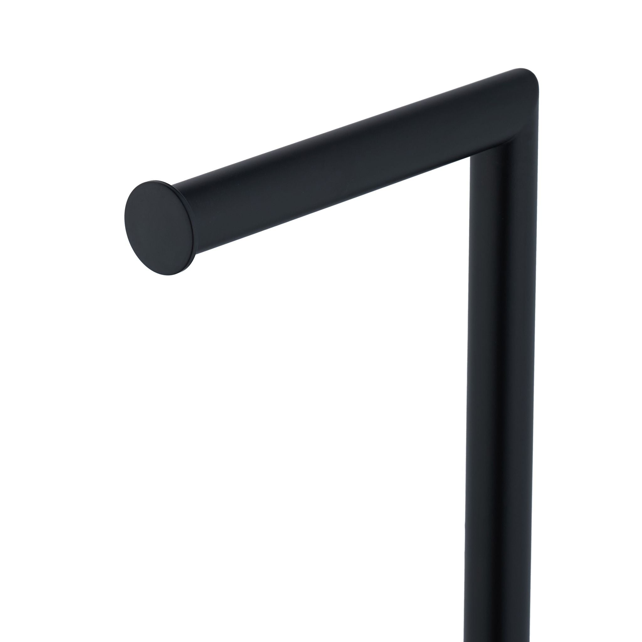 WC Garnitur Metall Schwarz von Relaxdays