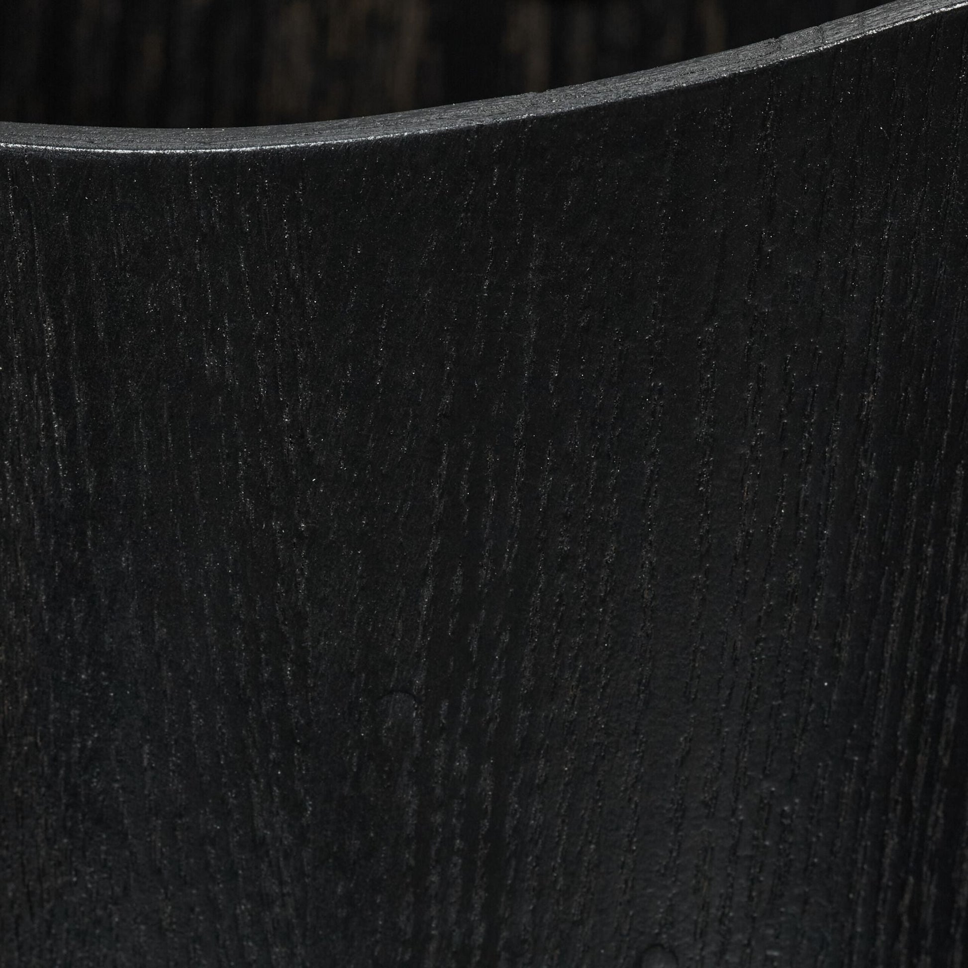 Papierkorb in Holzoptik 9L Schwarz-Silber von Relaxdays