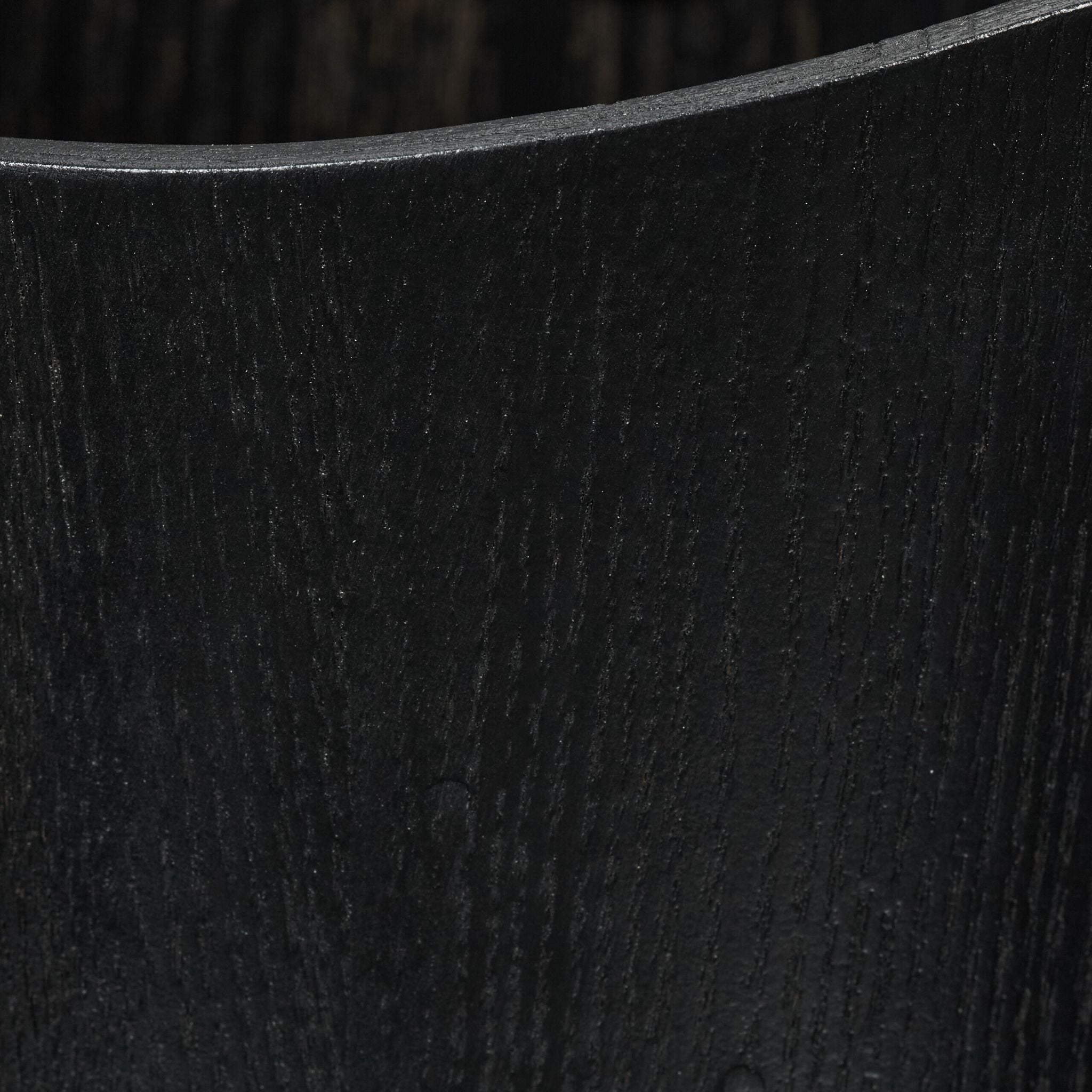 Papierkorb in Holzoptik 9L Schwarz-Silber von Relaxdays