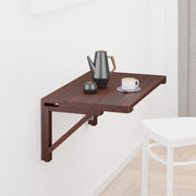 Klapptisch Wand Dunkelbraun von Relaxdays