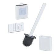 Toilettenbürste zur Wandmontage Weiss-Grau von Relaxdays