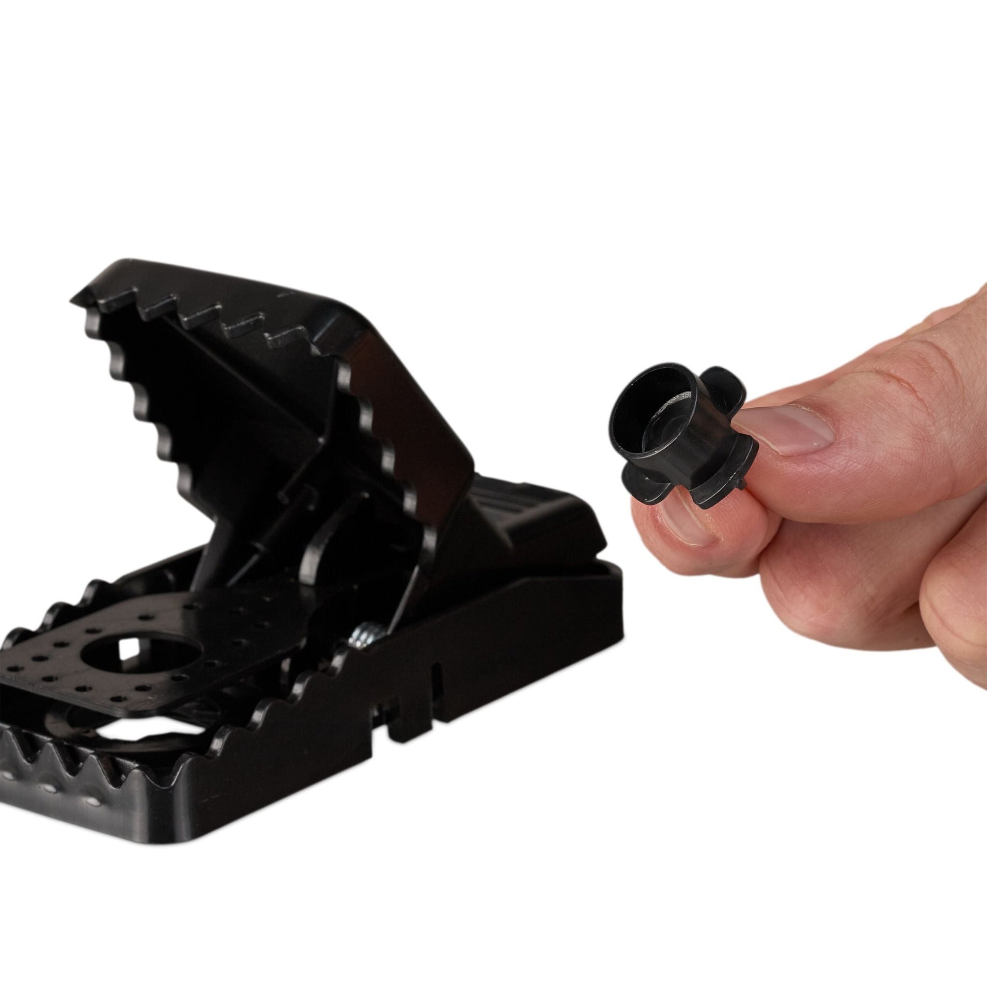 Wiederverwendbare Mausefalle 8er-Set Schwarz von Relaxdays