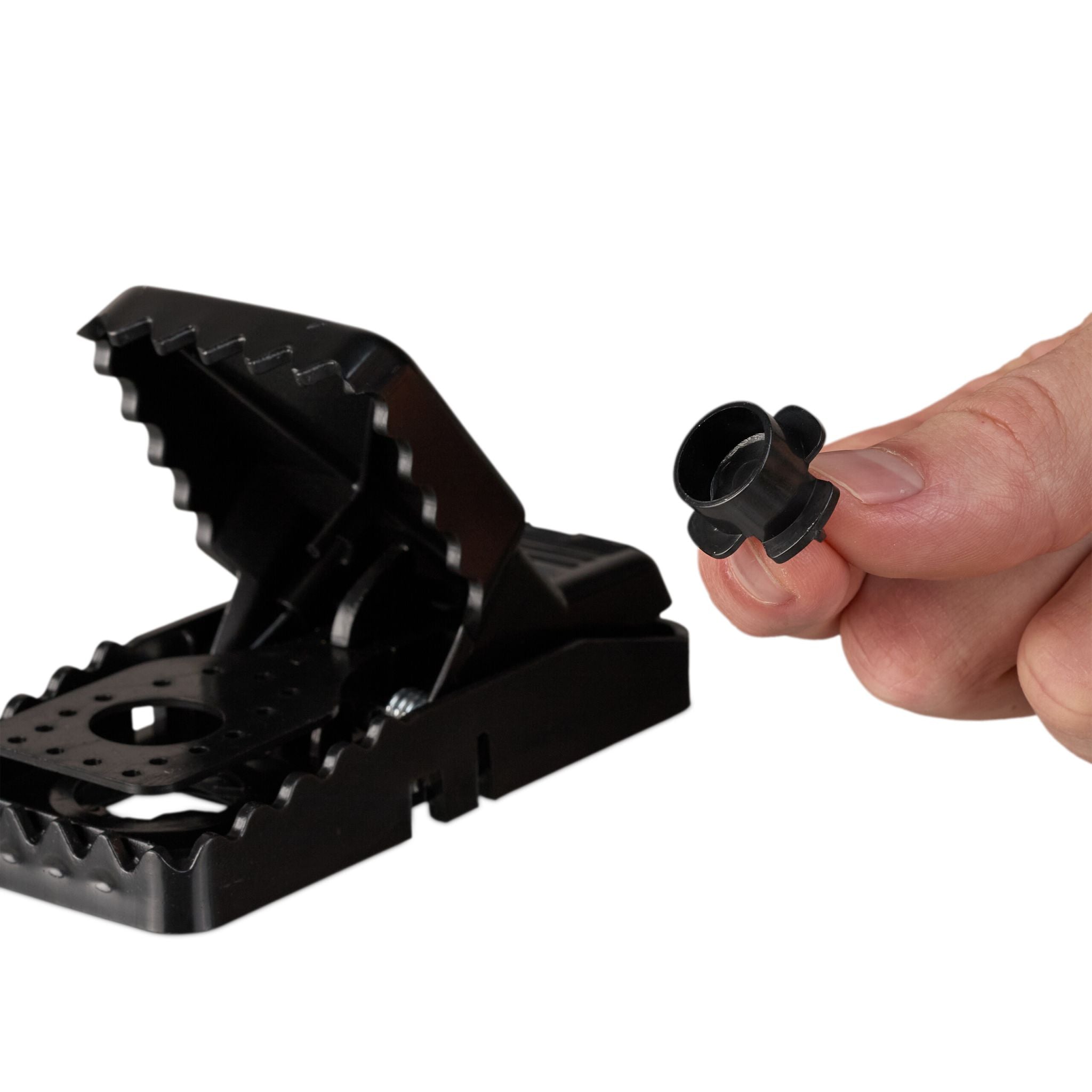 Wiederverwendbare Mausefalle 8er-Set Schwarz von Relaxdays