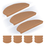 Abgerundete Stufenmatten 15er-Set Beige von Relaxdays