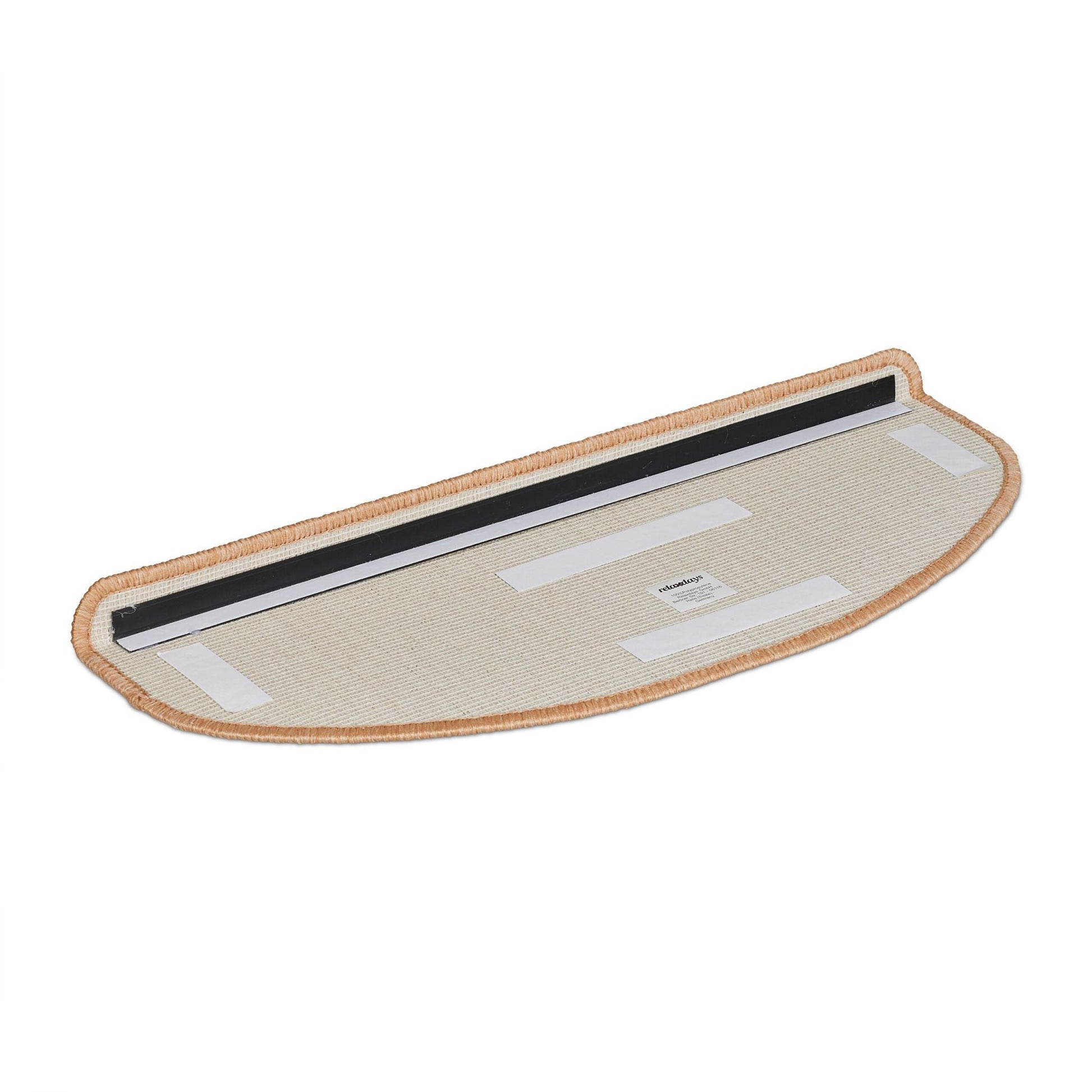 Abgerundete Stufenmatten 15er-Set Beige von Relaxdays