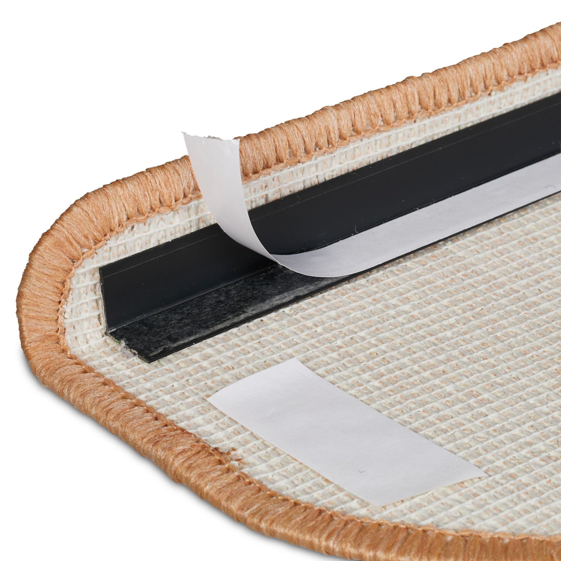 Abgerundete Stufenmatten 15er-Set Beige von Relaxdays