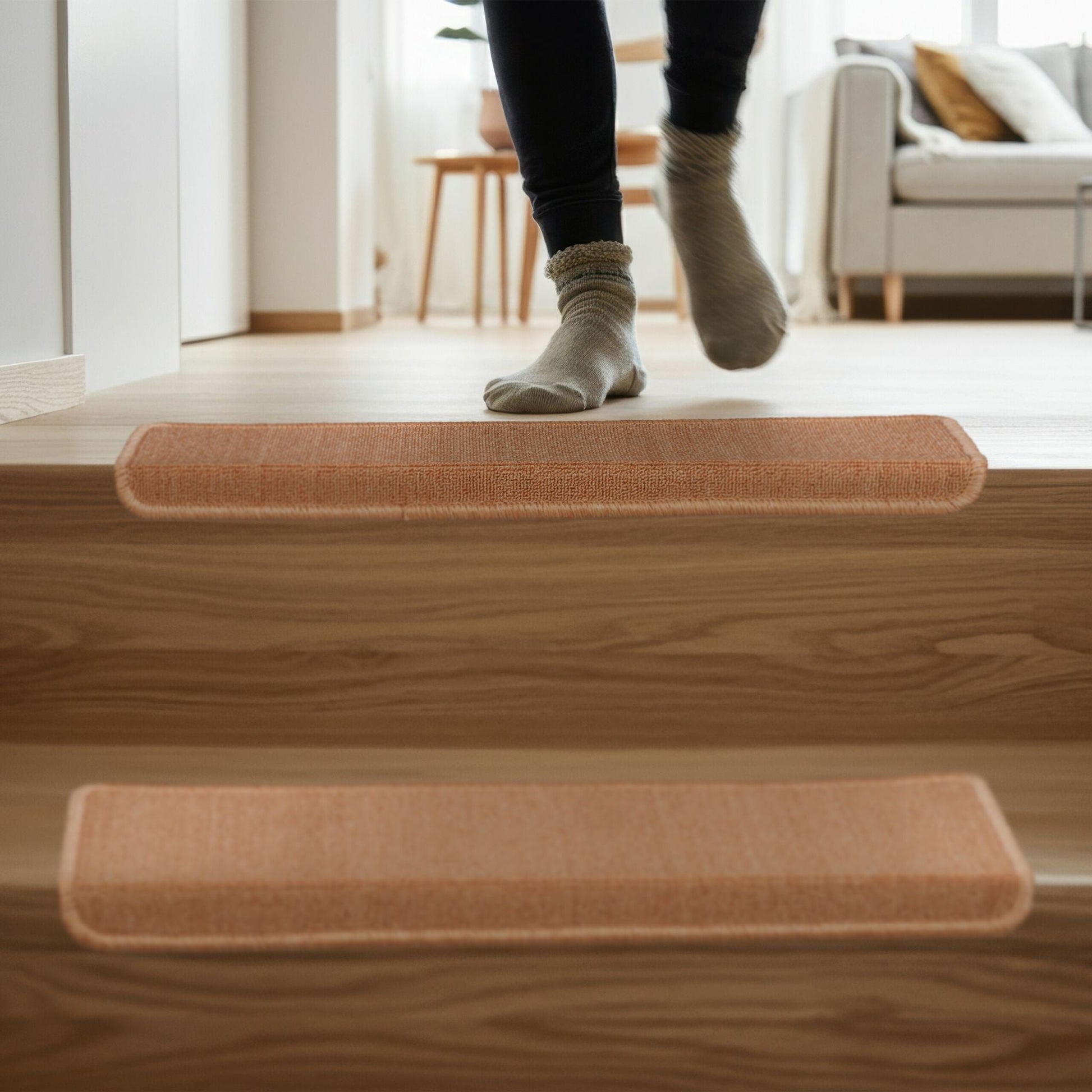 Rechteckige Stufenmatten 15er-Set Beige von Relaxdays