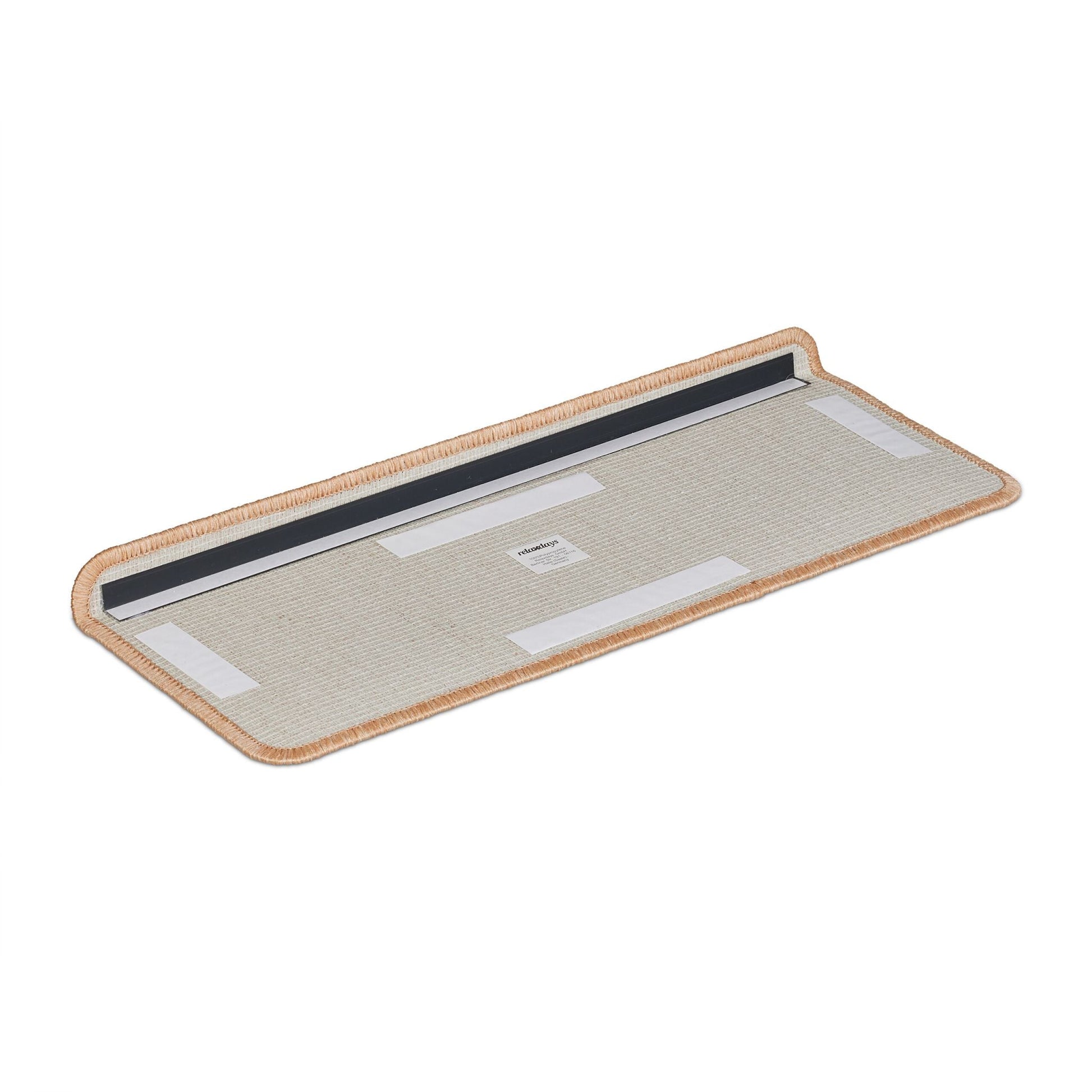 Rechteckige Stufenmatten 15er-Set Beige von Relaxdays