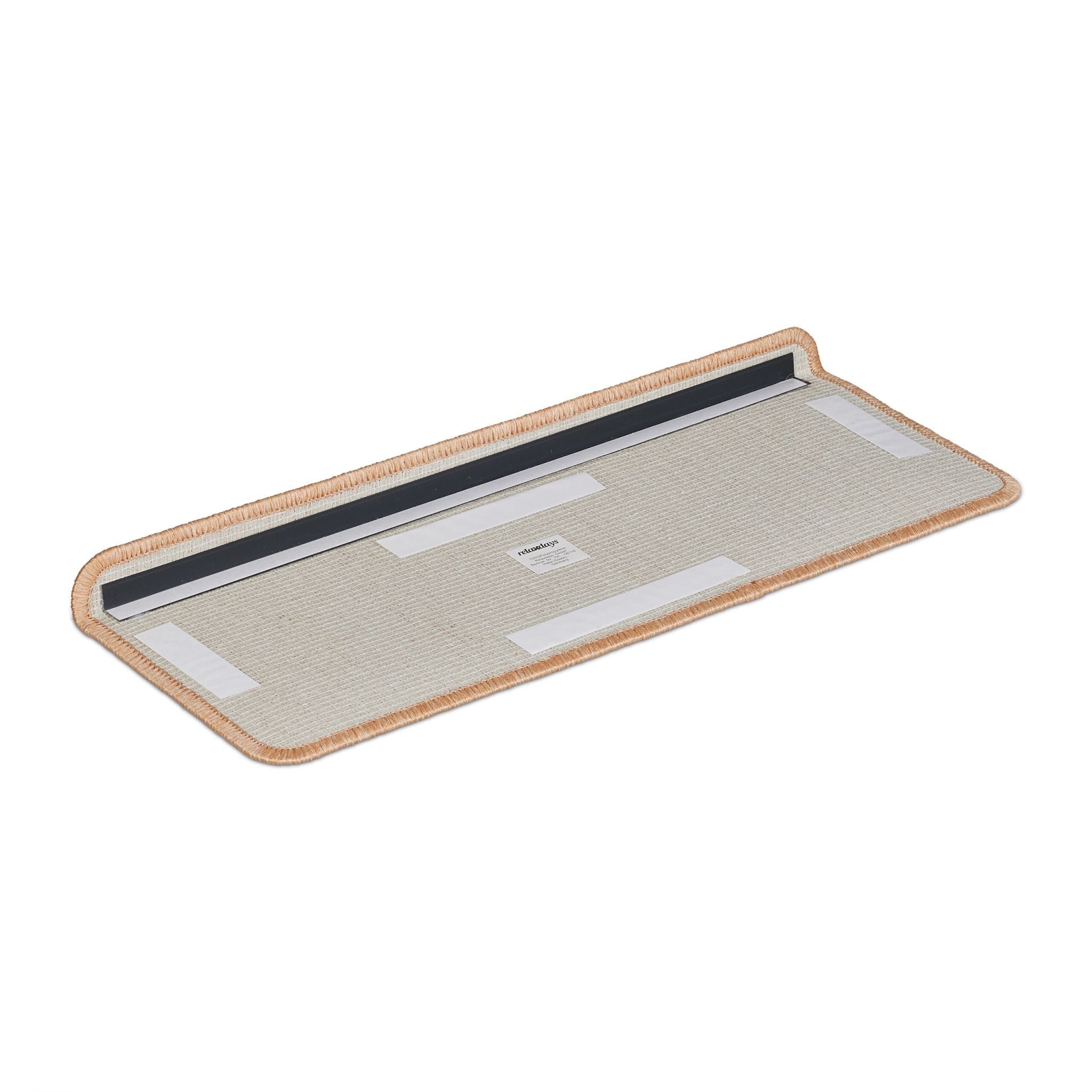 Rechteckige Stufenmatten 15er-Set Beige von Relaxdays