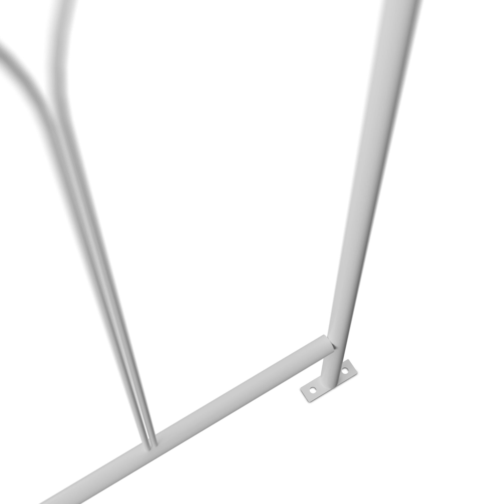 Rosenpavillon Metall Weiss von Relaxdays