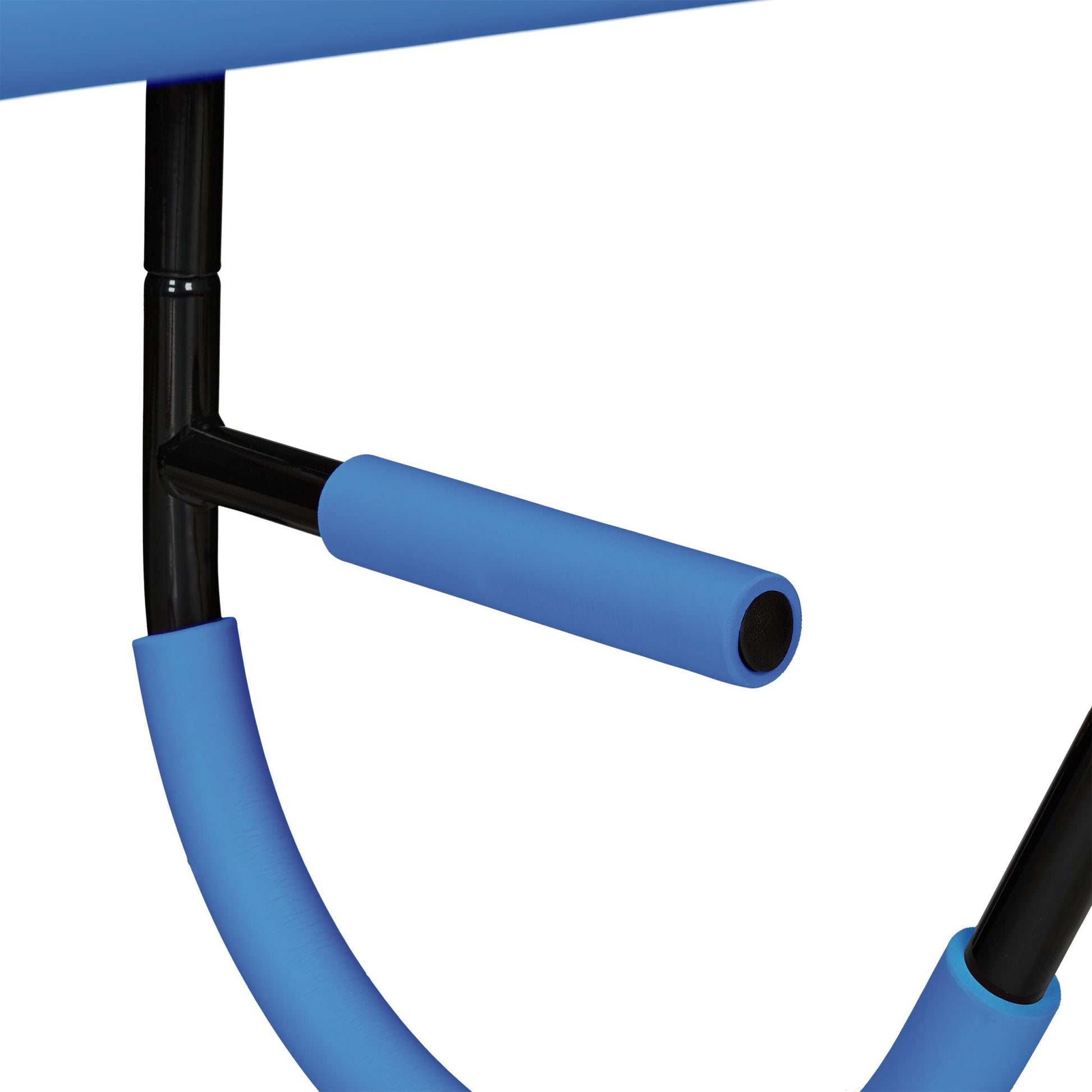 Bauchtrainer AB Roller für Zuhause Blau-Schwarz von Relaxdays