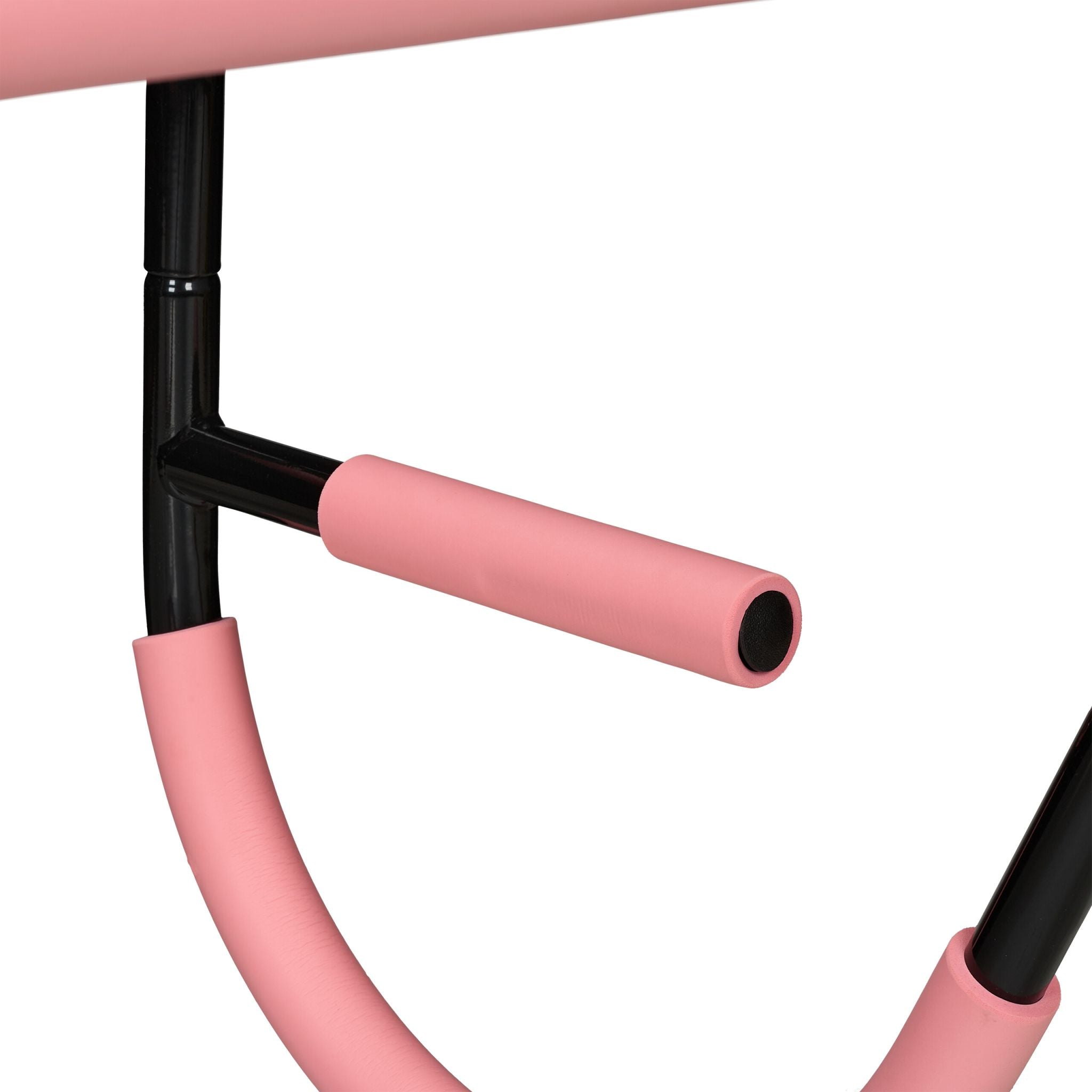 Bauchtrainer AB Roller für Zuhause Rosa-Schwarz von Relaxdays