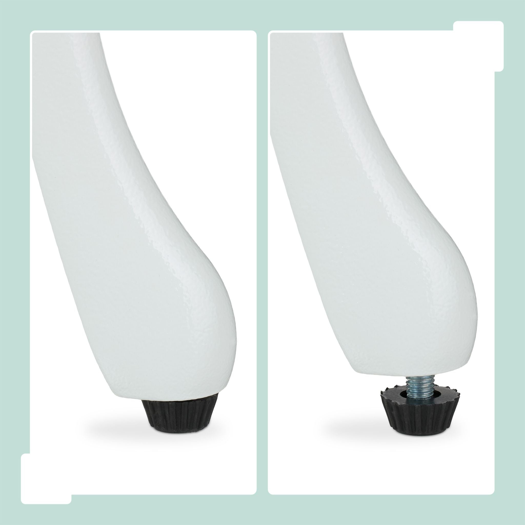 Gartenmöbel 3er-Set Weiss