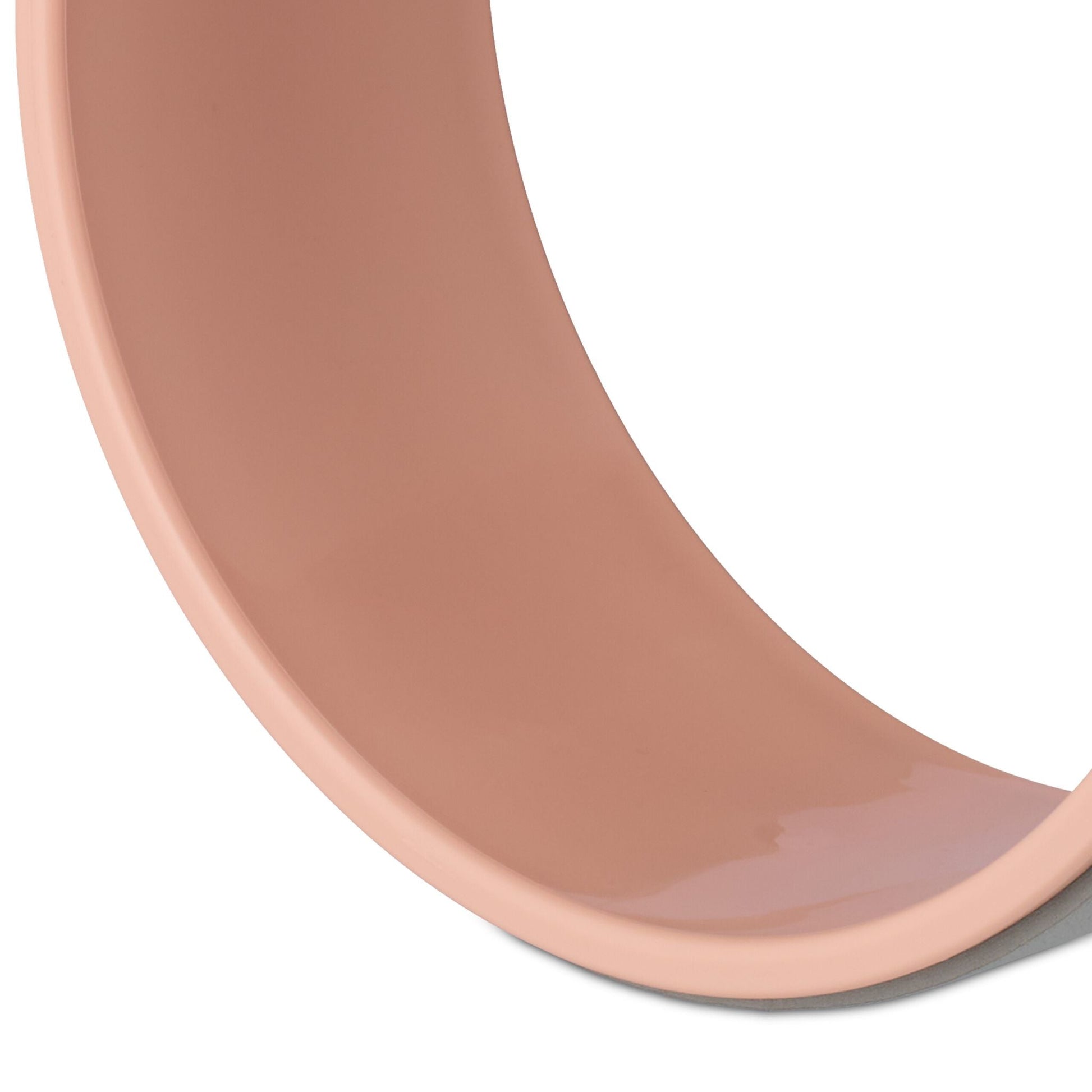 Yogarad Kunststoff 32cm Rosa-Grau von Relaxdays
