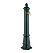 Standbrunnen antik 80cm Dunkelgrün-Gold von Relaxdays
