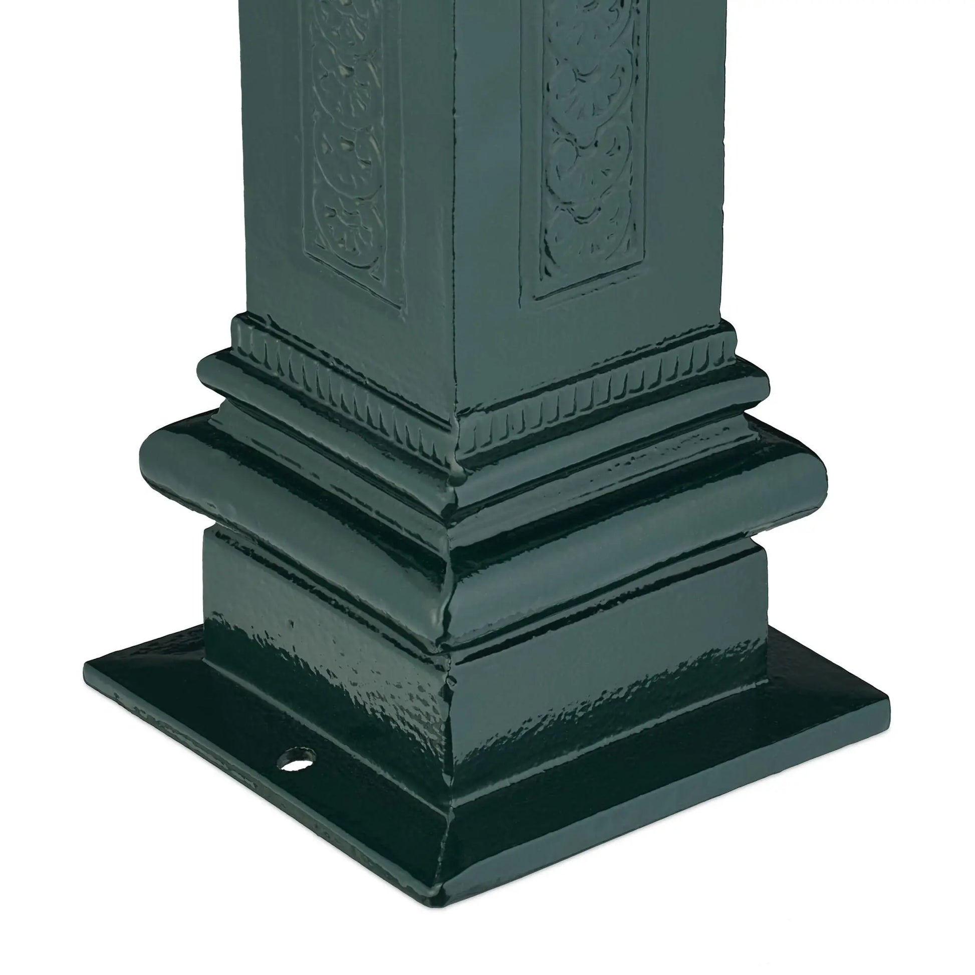 Standbrunnen antik 47cm Dunkelgrün-Gold von Relaxdays