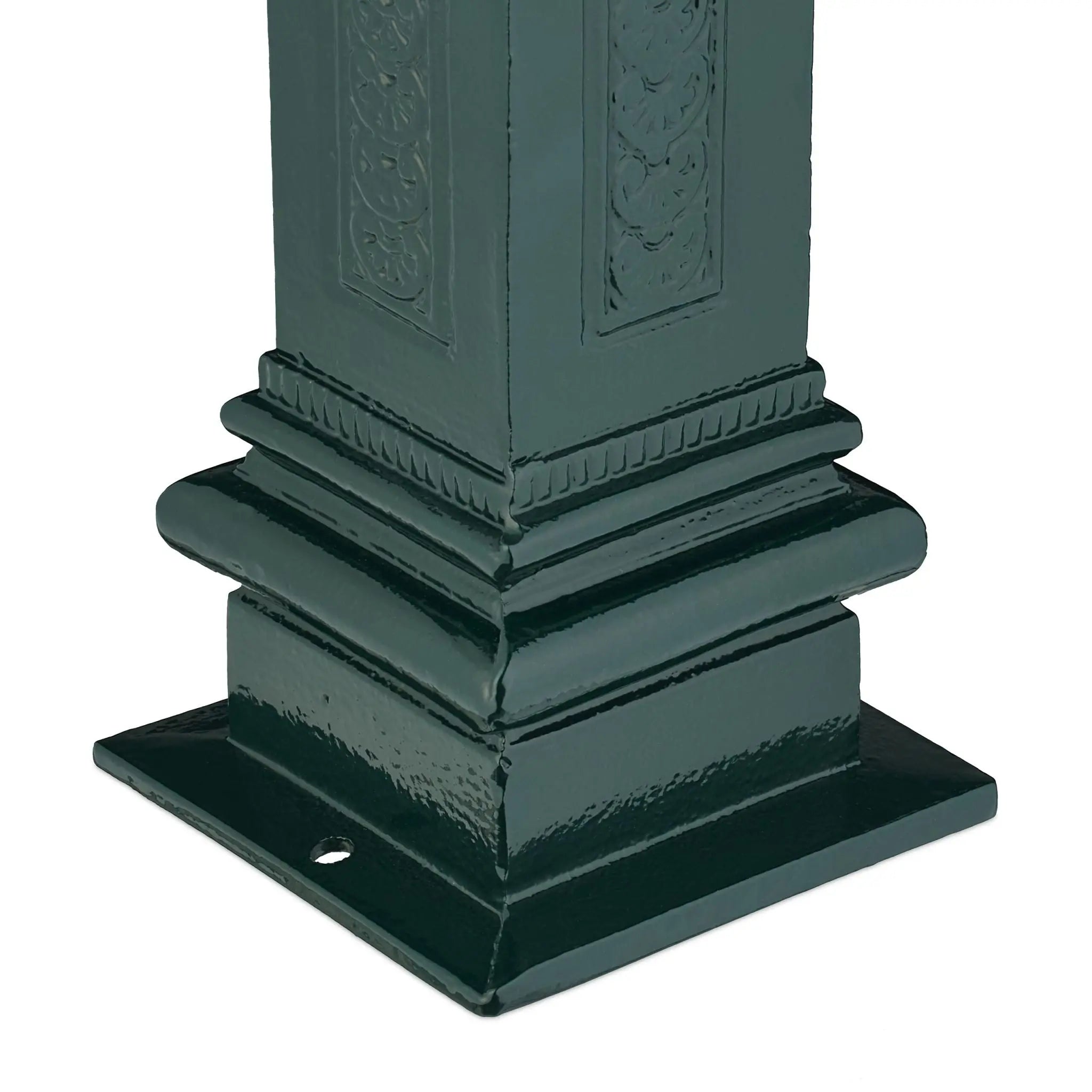 Standbrunnen antik 47cm Dunkelgrün-Gold von Relaxdays