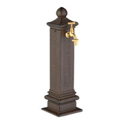 Standbrunnen antik 47cm Braun-Gold von Relaxdays