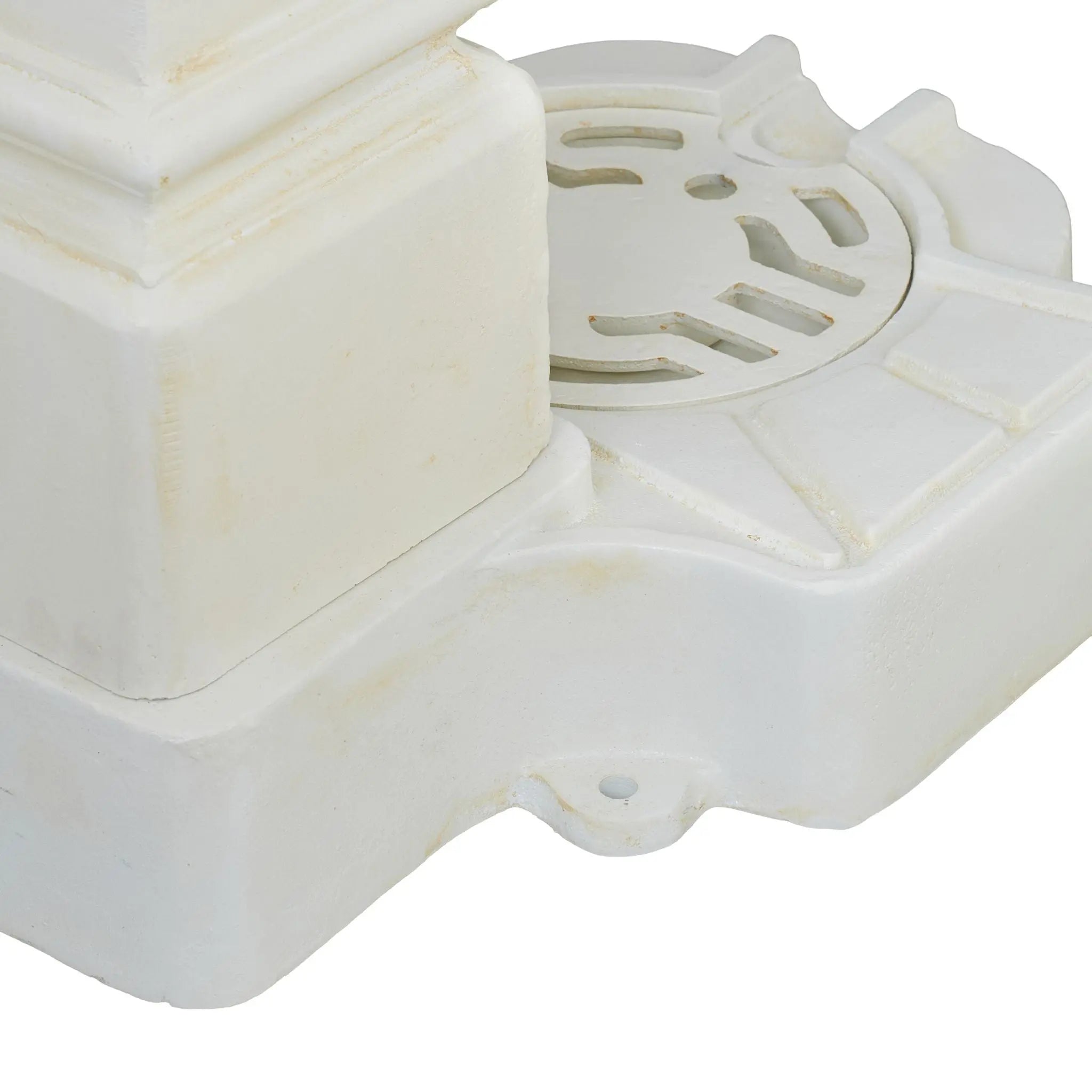 Standbrunnen antik 93cm Creme-Gold von Relaxdays