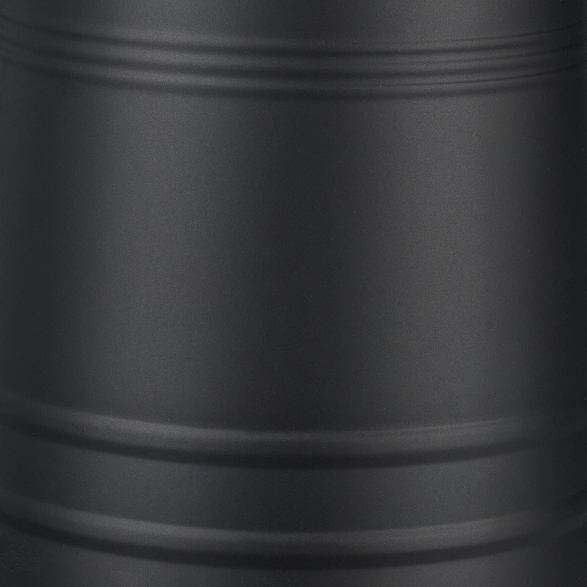 Kohlenschütte 9L Schwarz von Relaxdays