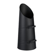 Kohlenschütte 16L Schwarz von Relaxdays