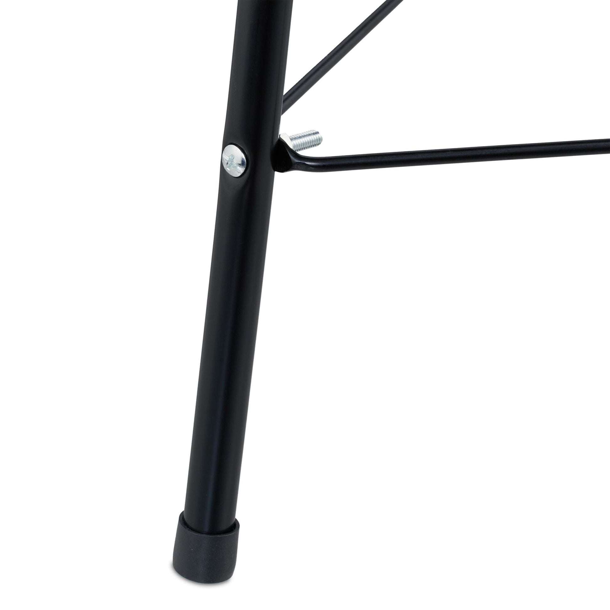 Holzkohlegrill Ø 37cm Dreibein Rot-Schwarz von Relaxdays