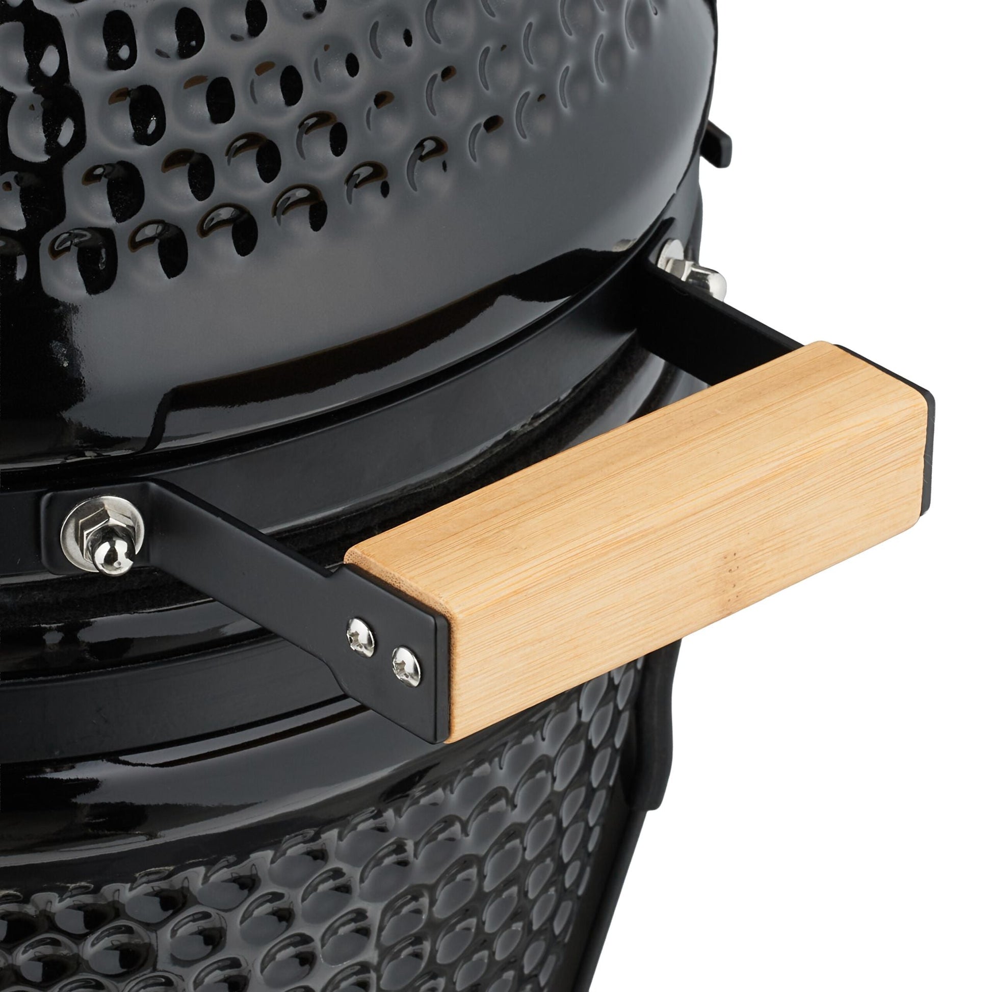 Kamado Grill Keramik Schwarz von Relaxdays