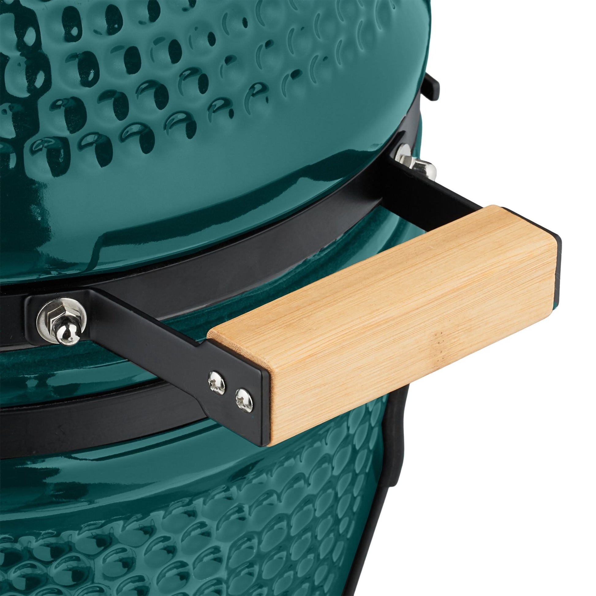Kamado Grill Keramik Dunkelgrün-Schwarz von Relaxdays