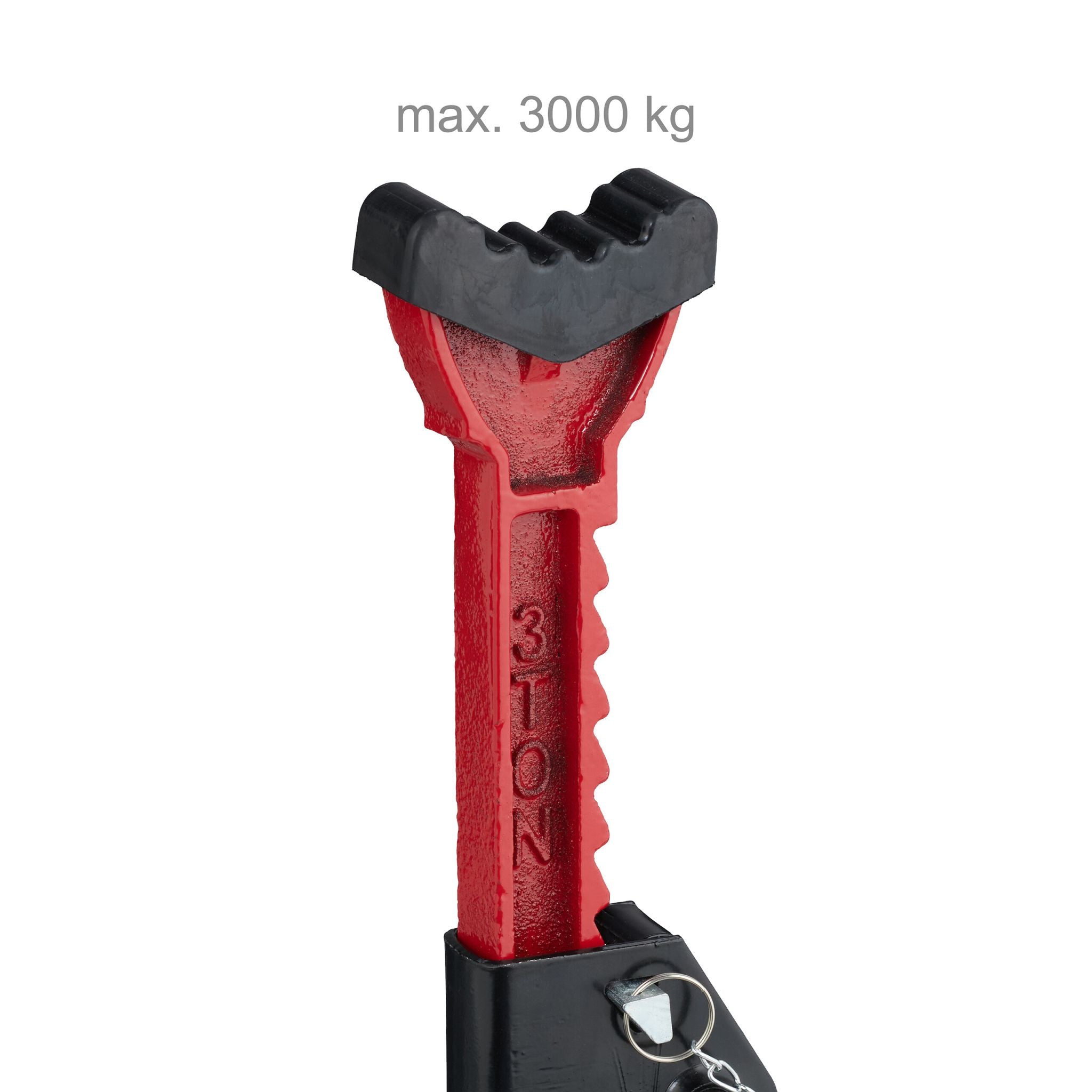 Unterstellbock 2er-Set 3 Tonnen Rot-Schwarz von Relaxdays