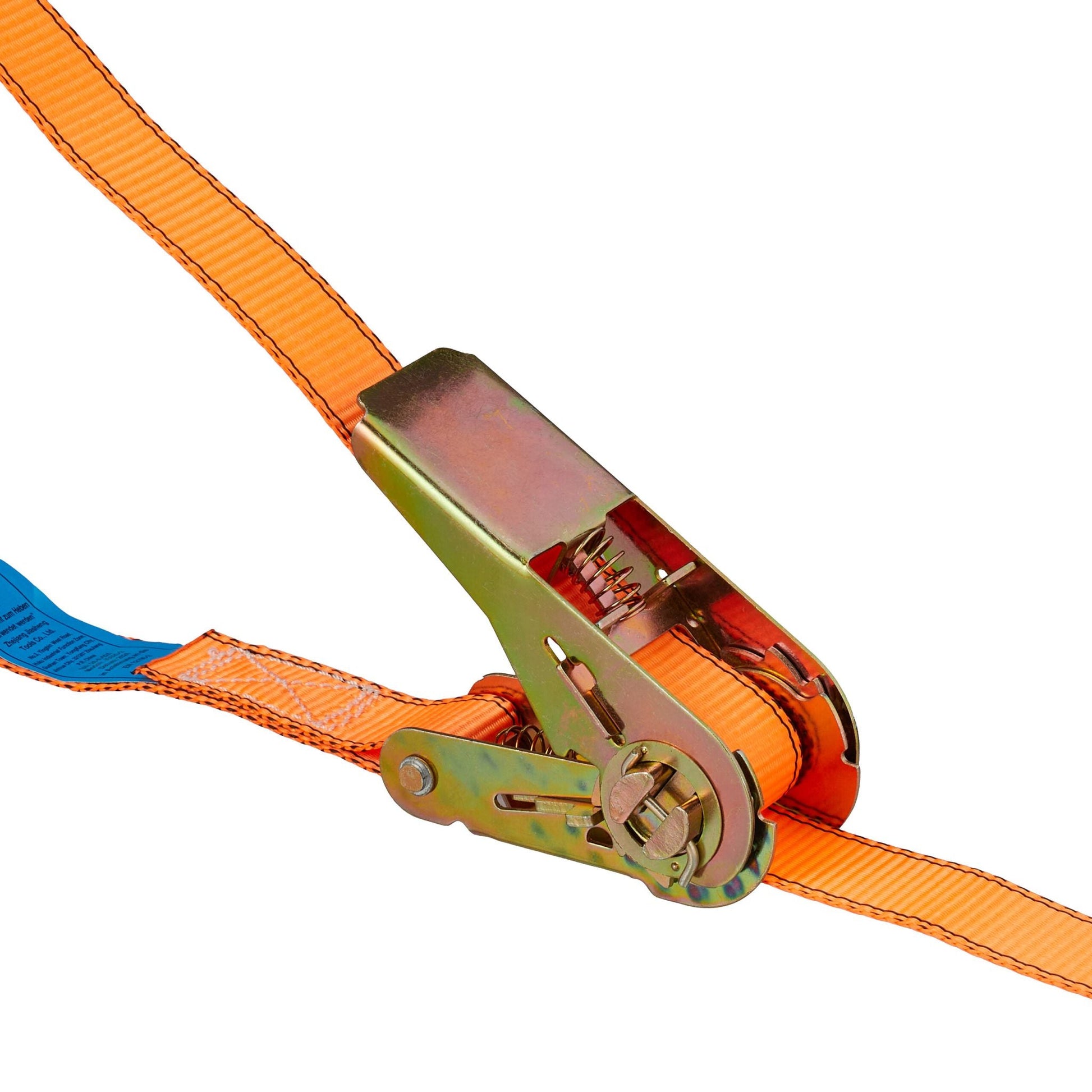 Spanngurte mit Ratsche 4er-Set Gold-Orange von Relaxdays