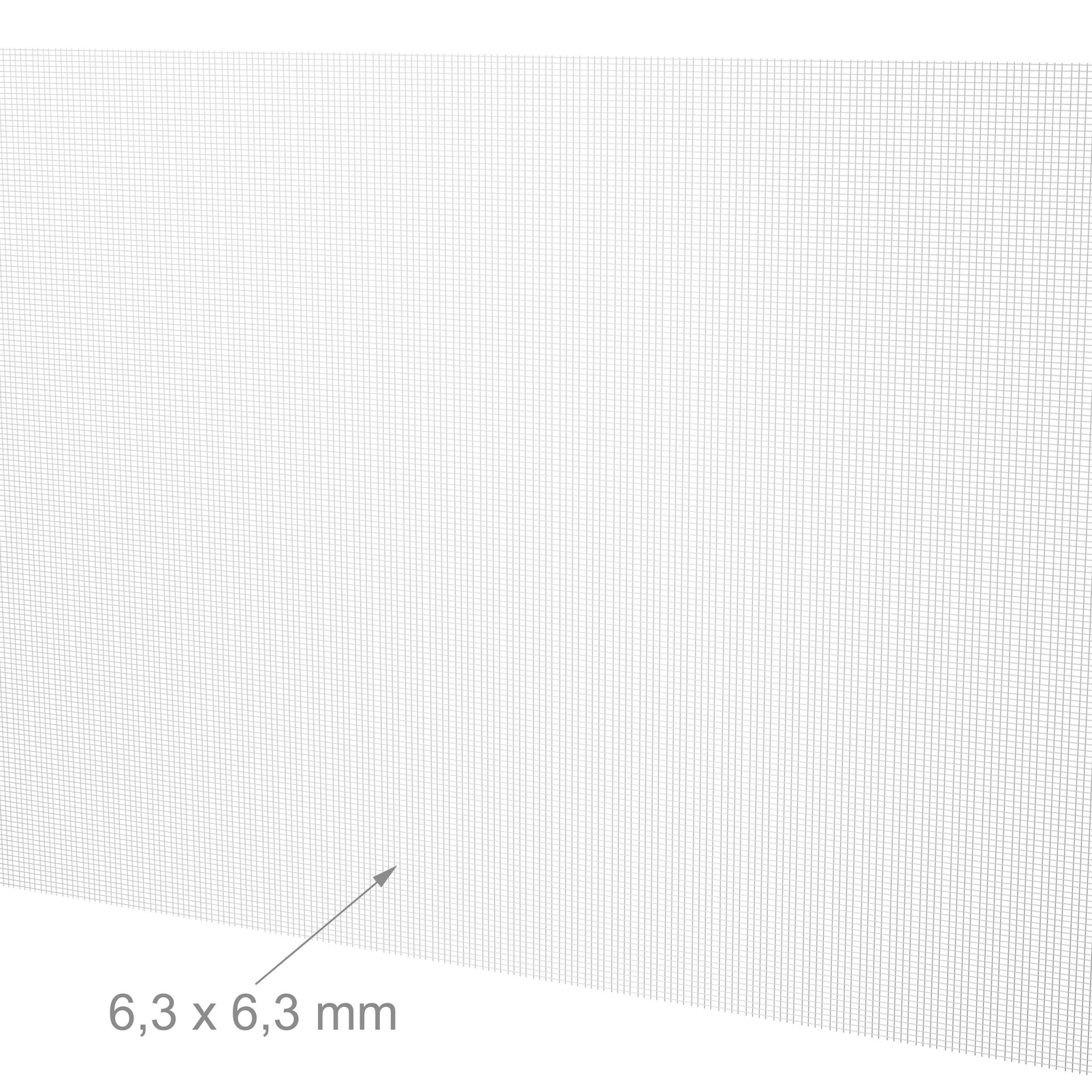 Volierendraht 6,3 x 6,3mm Silber von Relaxdays