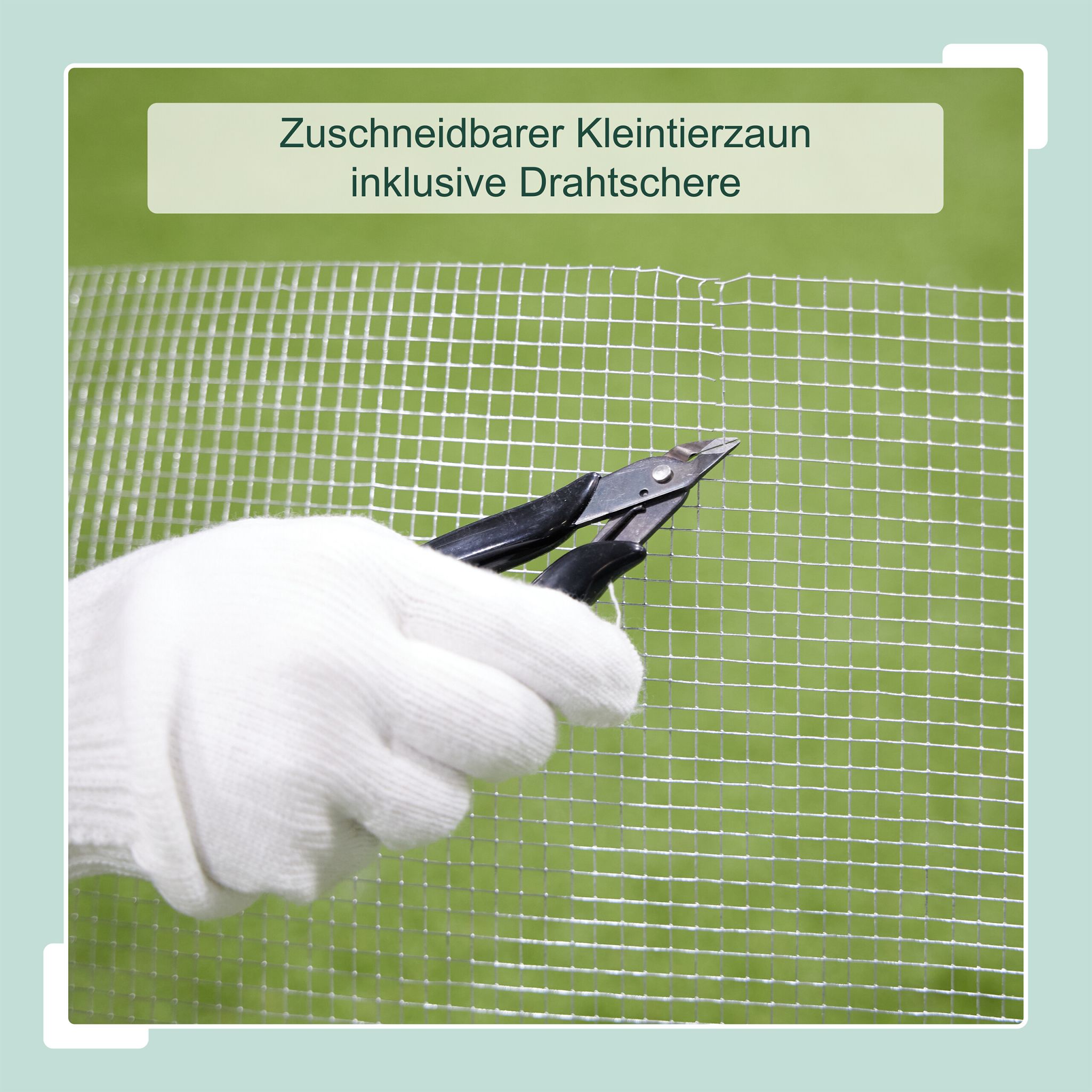 Volierendraht 6,3 x 6,3mm Silber von Relaxdays