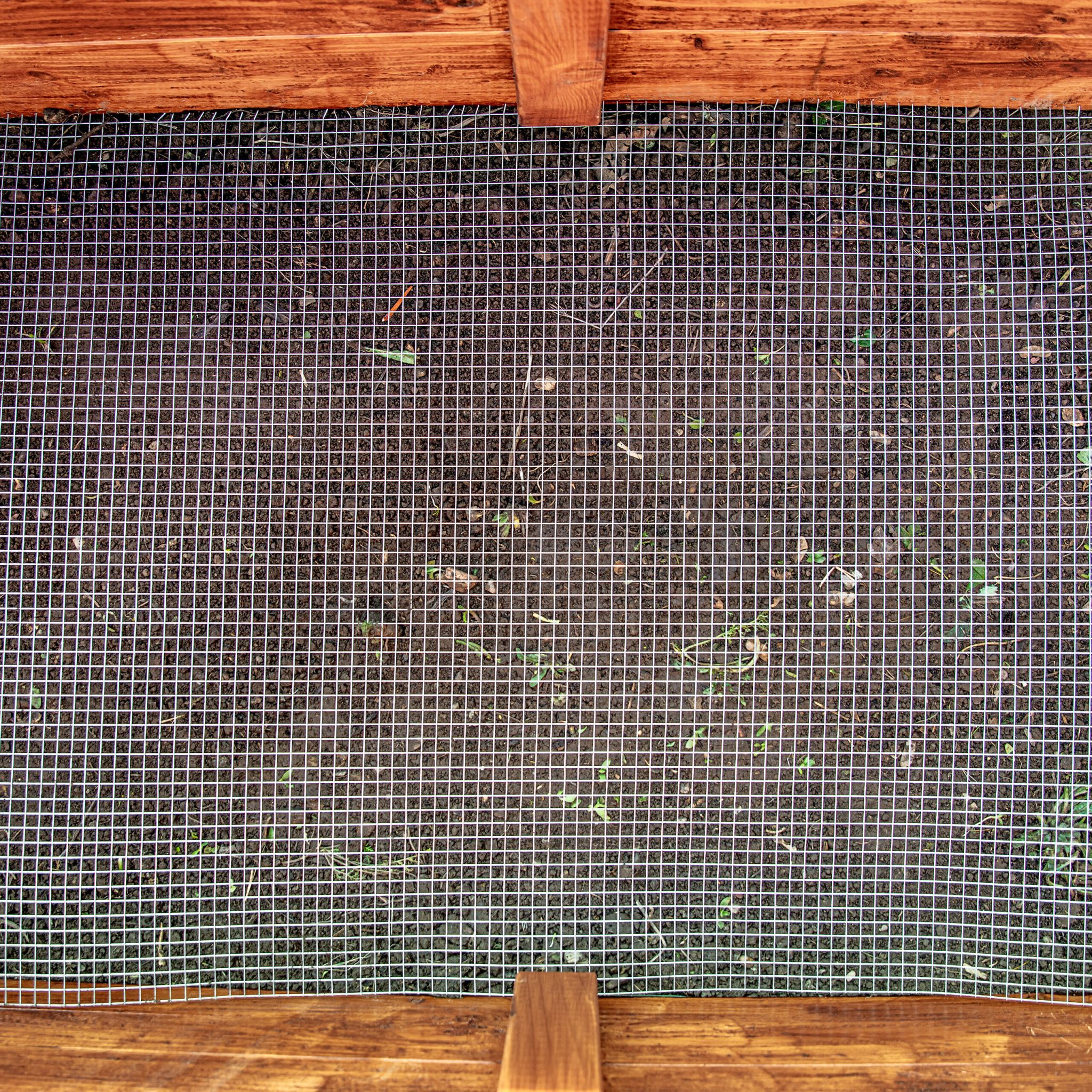Volierendraht 6,3 x 6,3mm Silber von Relaxdays