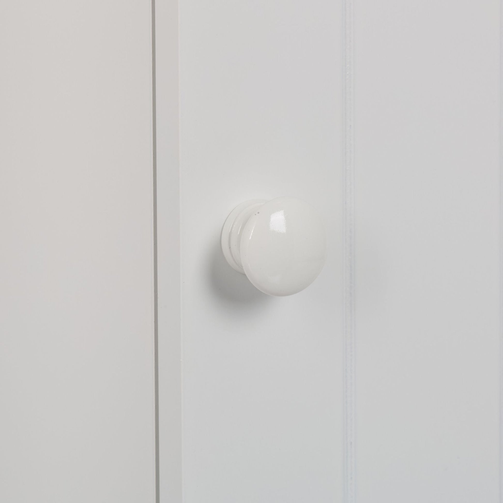Hängender Badschrank mit Tür Weiss von Relaxdays