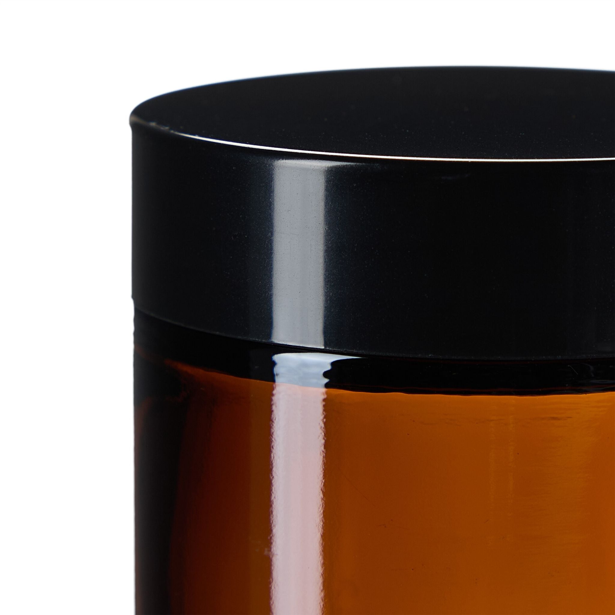 Salbentiegel Braunglas 60 ml Set Braun-Schwarz von Relaxdays