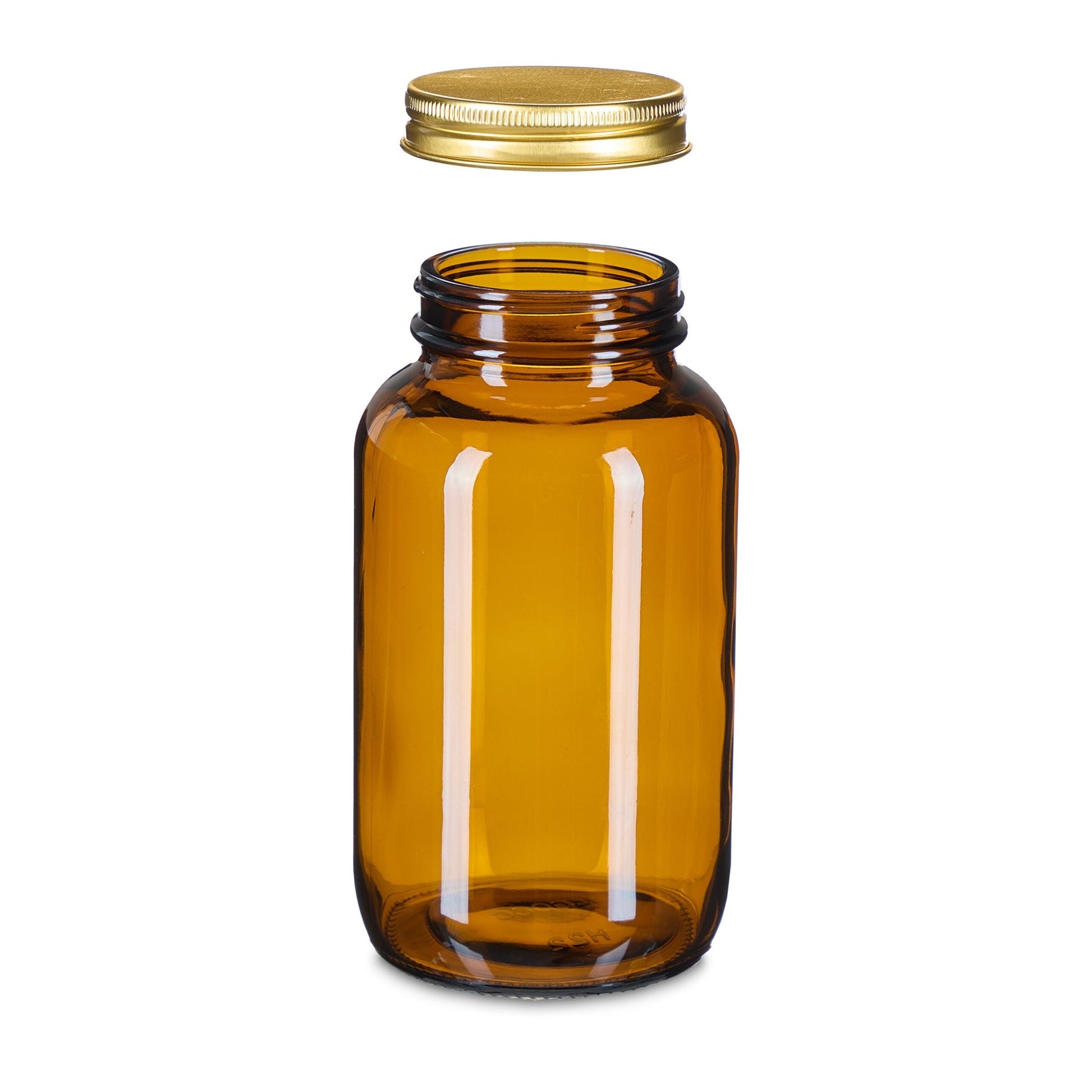 Braungläser 4er-Set 400ml Braun-Gold von Relaxdays