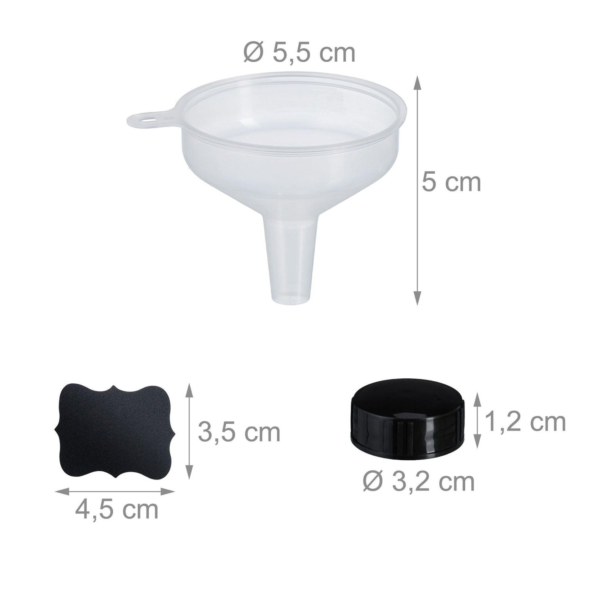 Sprühflasche Braunglas 4er-Set Braun-Schwarz von Relaxdays