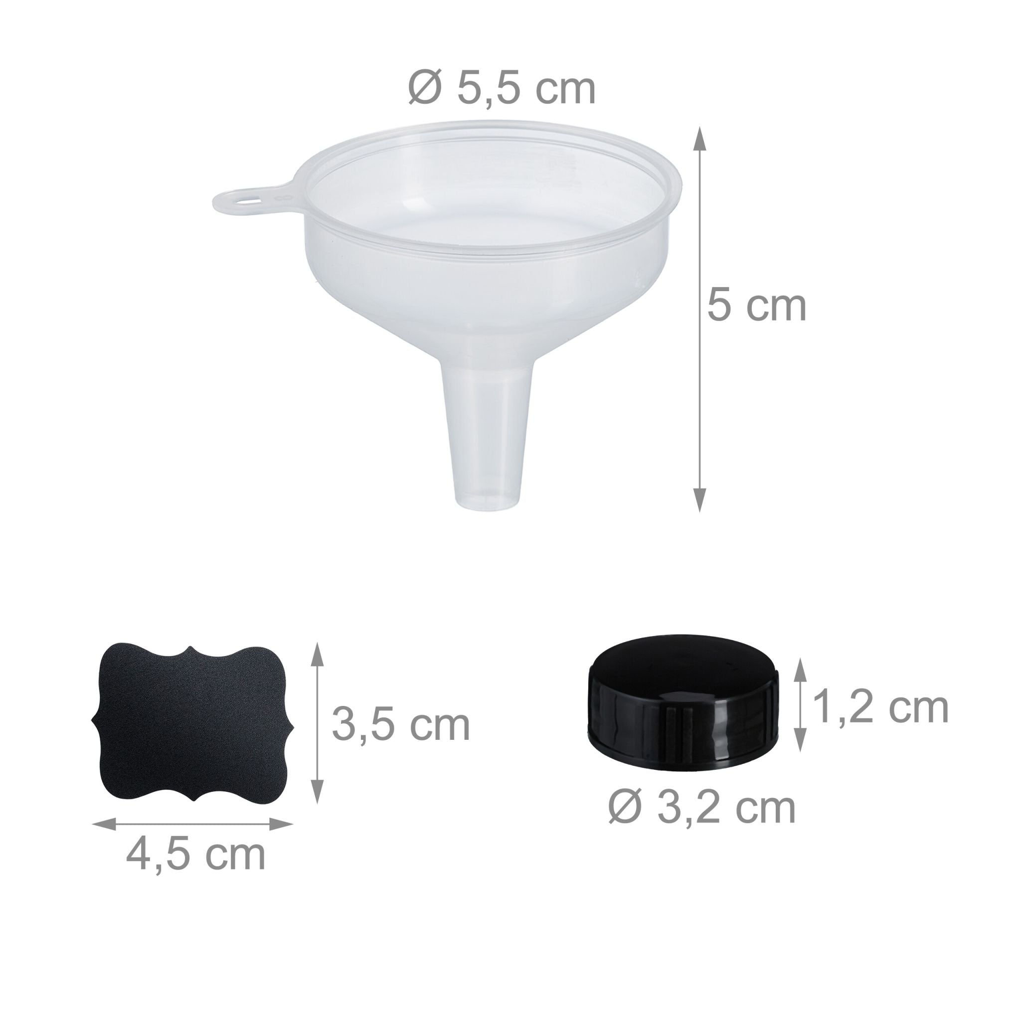 Sprühflasche Braunglas 4er-Set Braun-Schwarz von Relaxdays