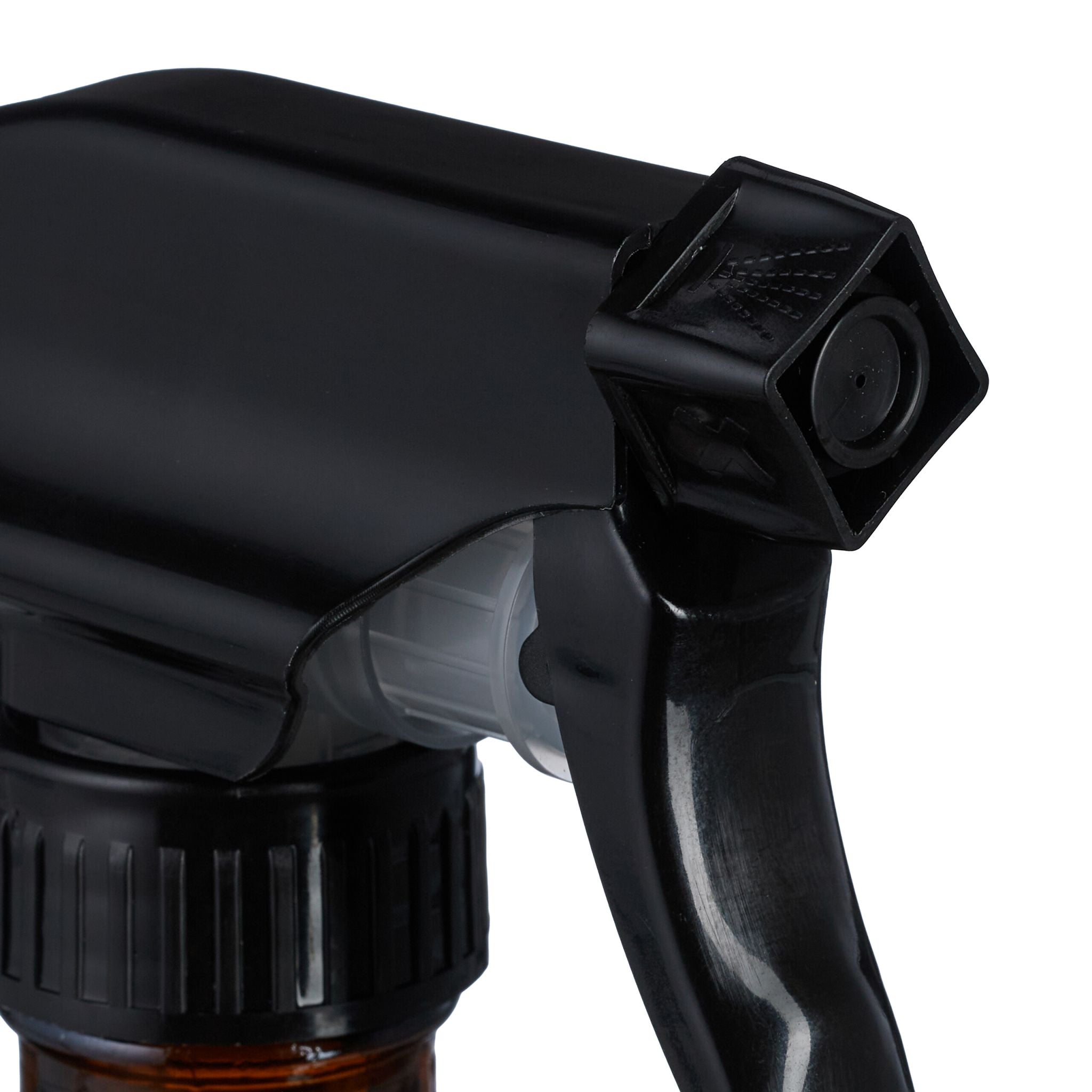 Sprühflasche Braunglas 4er-Set Braun-Schwarz von Relaxdays