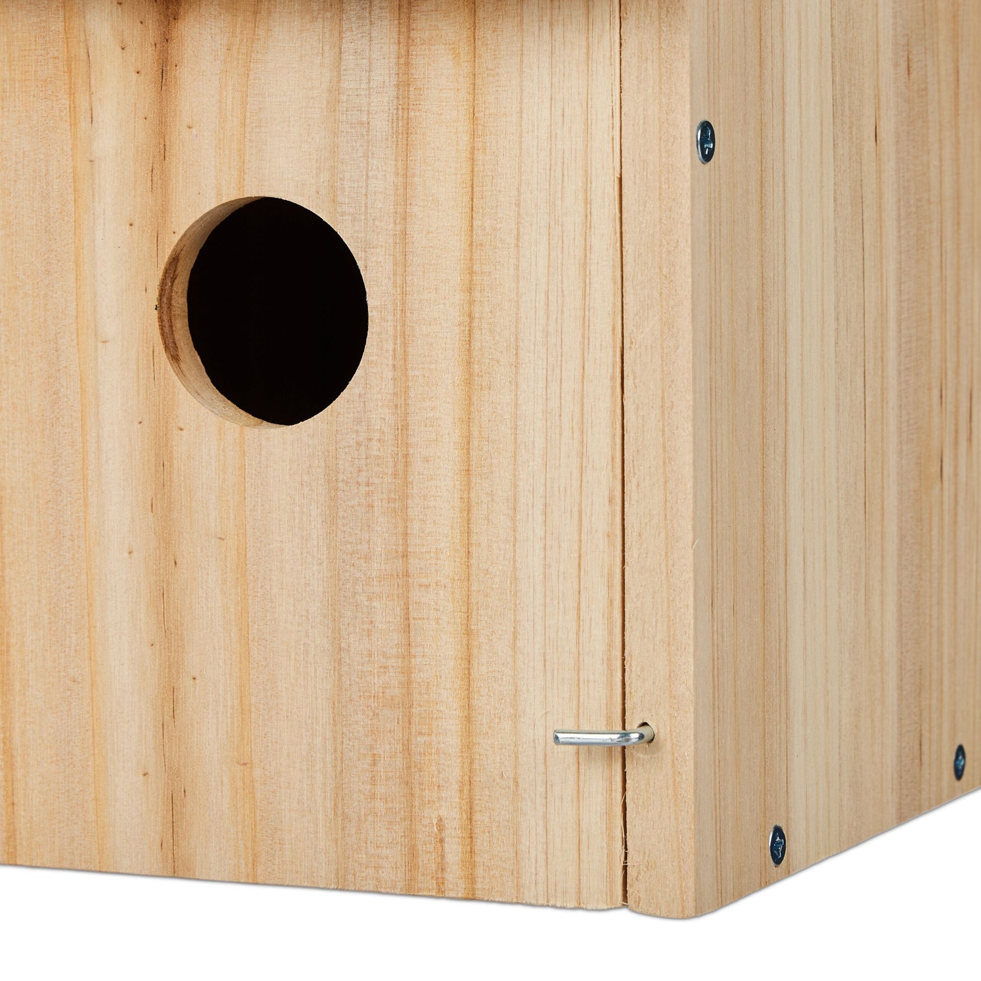 Nistkasten Bausatz für Vögel 2er-Set Hellbraun von Relaxdays