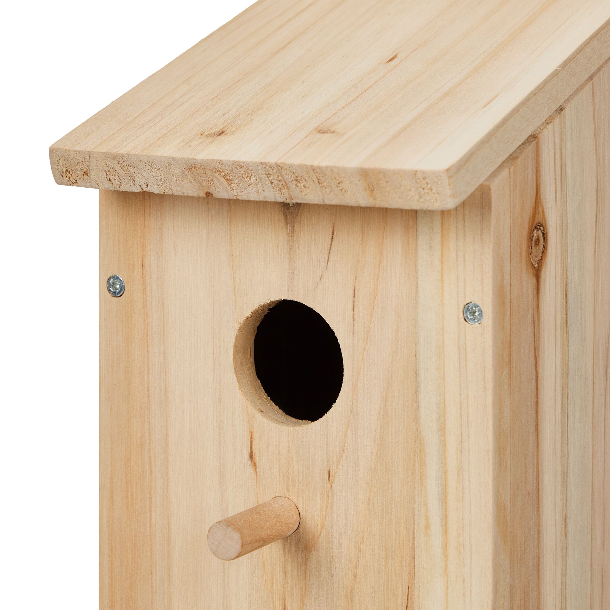 Nistkasten Bausatz für Vögel 2er-Set Hellbraun von Relaxdays