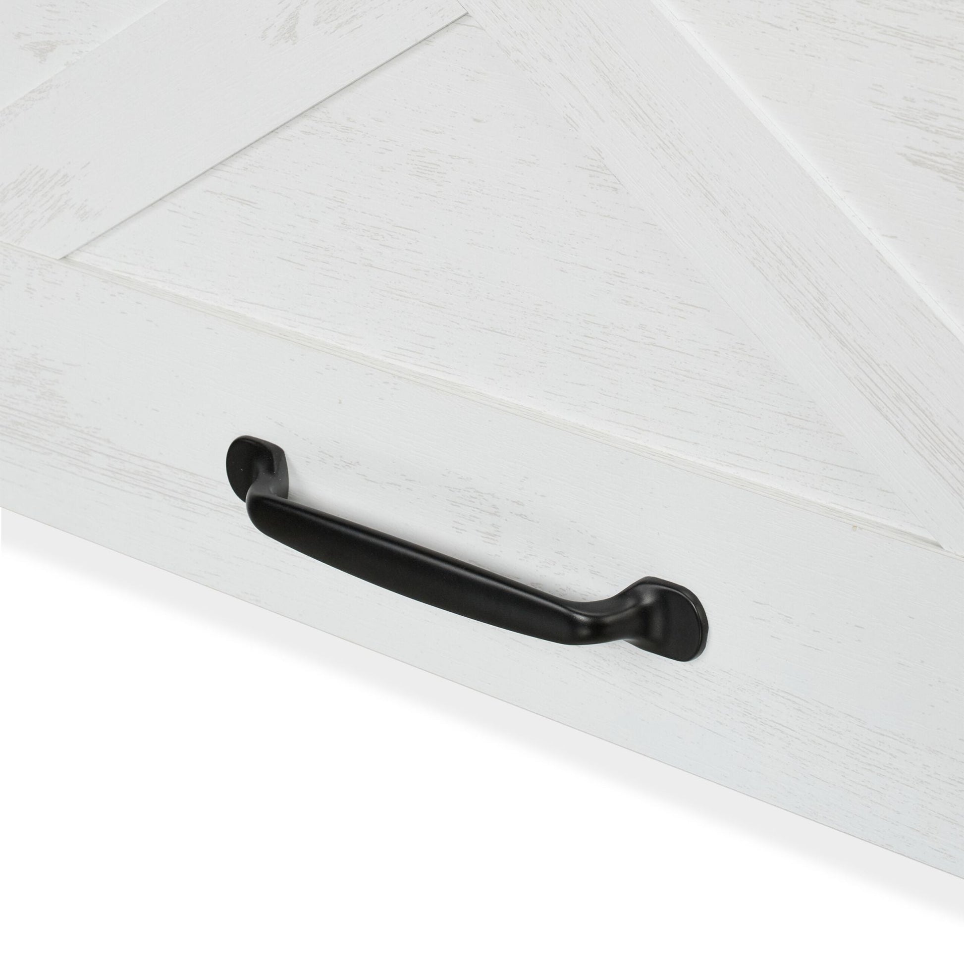 Katzenschrank für Katzentoilette Weiss-Creme-Schwarz von Relaxdays