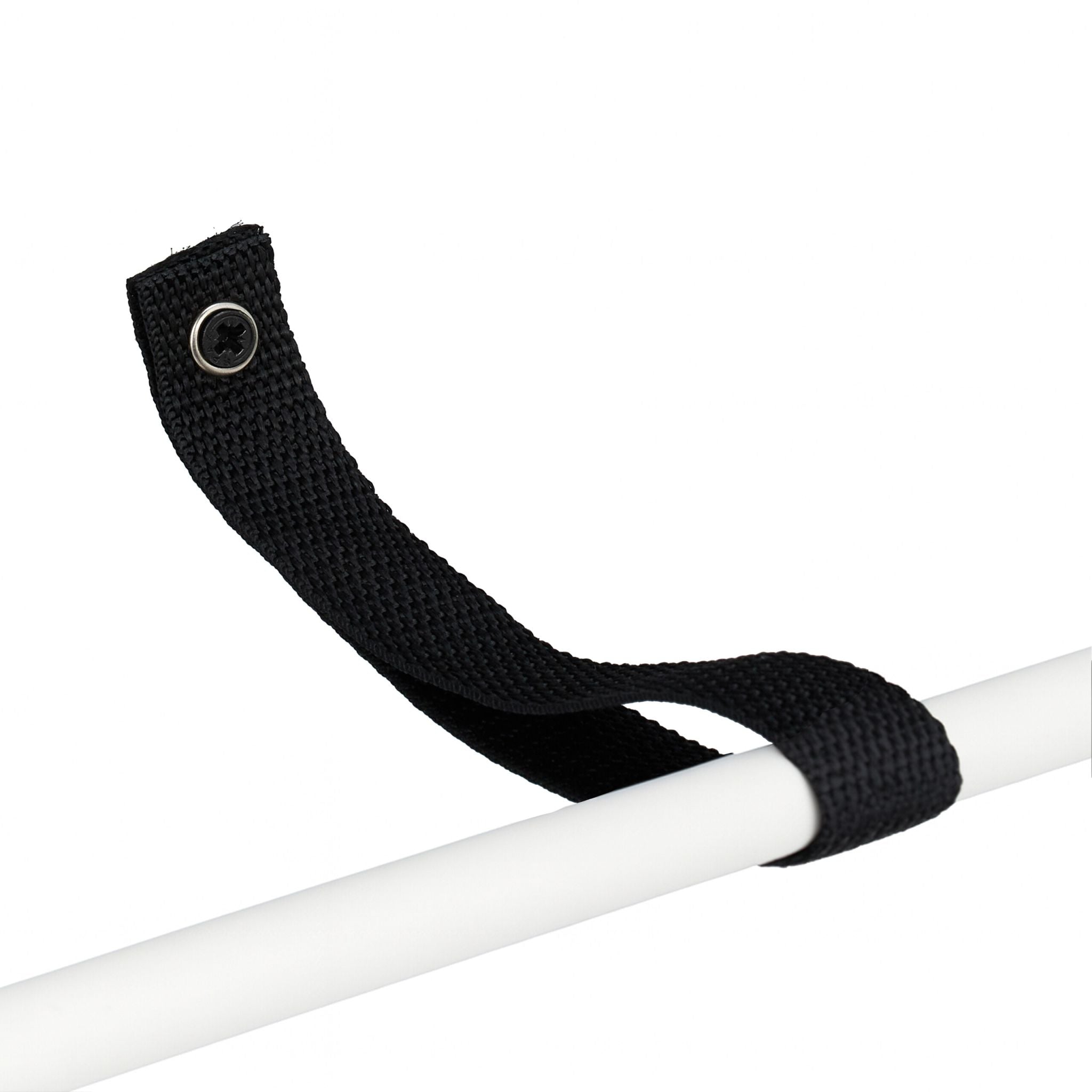 Handtuchleiter Metall mit 6 Sprossen Weiss-Hellbraun von Relaxdays