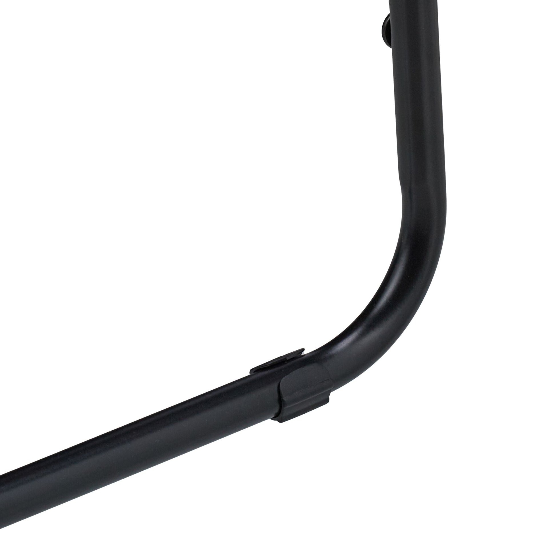 Handtuchleiter Metall mit 3 Sprossen Schwarz von Relaxdays