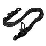 Verstellbarer Hundegurt für Auto Schwarz von Relaxdays