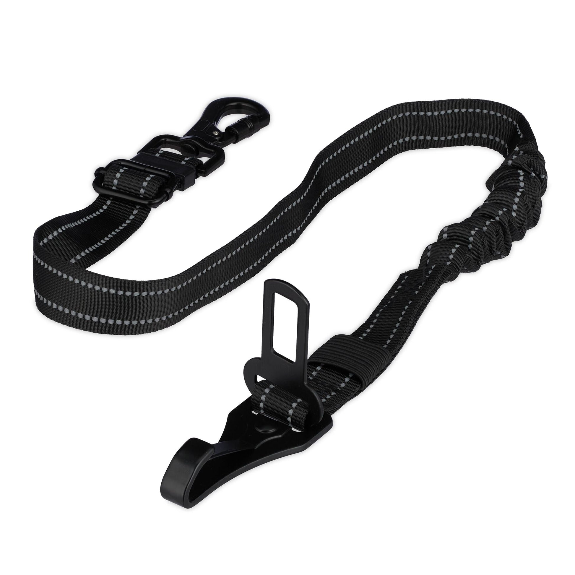 Verstellbarer Hundegurt für Auto Schwarz von Relaxdays