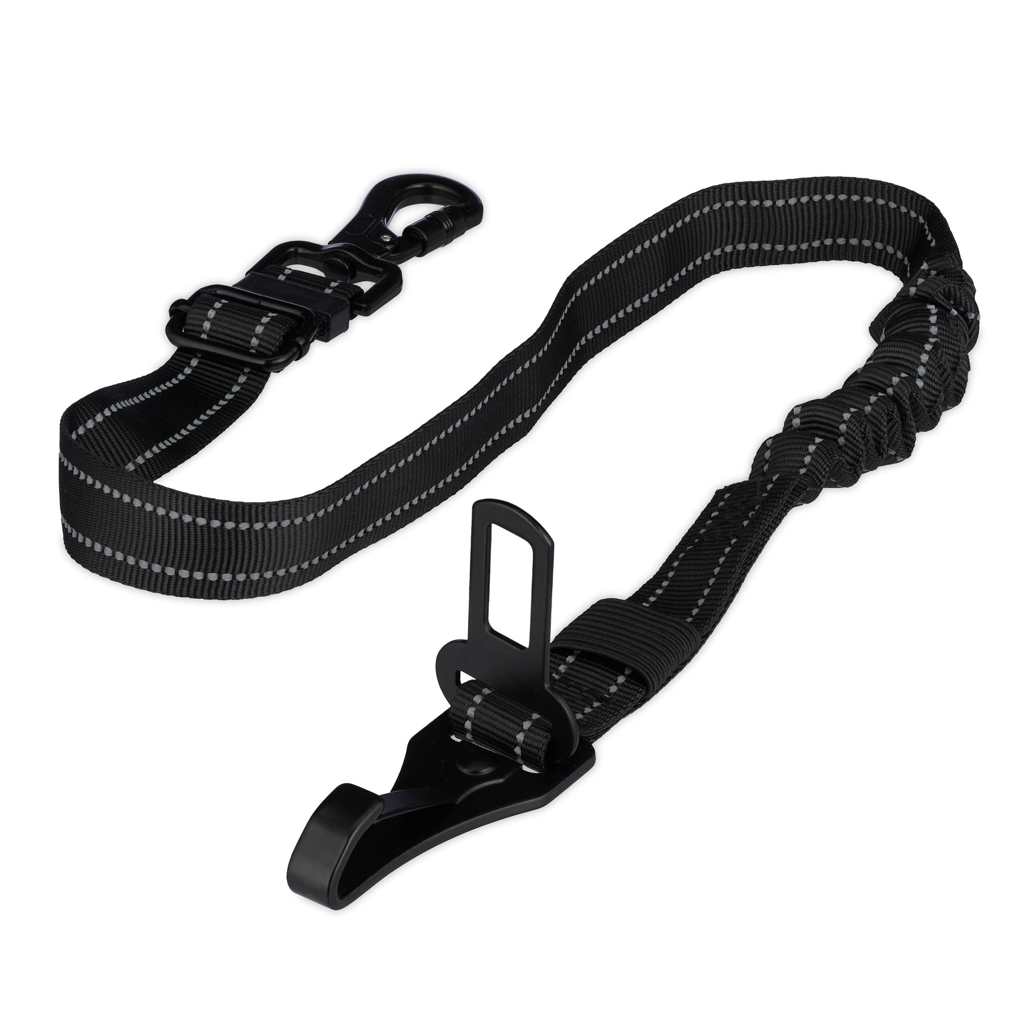 Verstellbarer Hundegurt für Auto Schwarz von Relaxdays