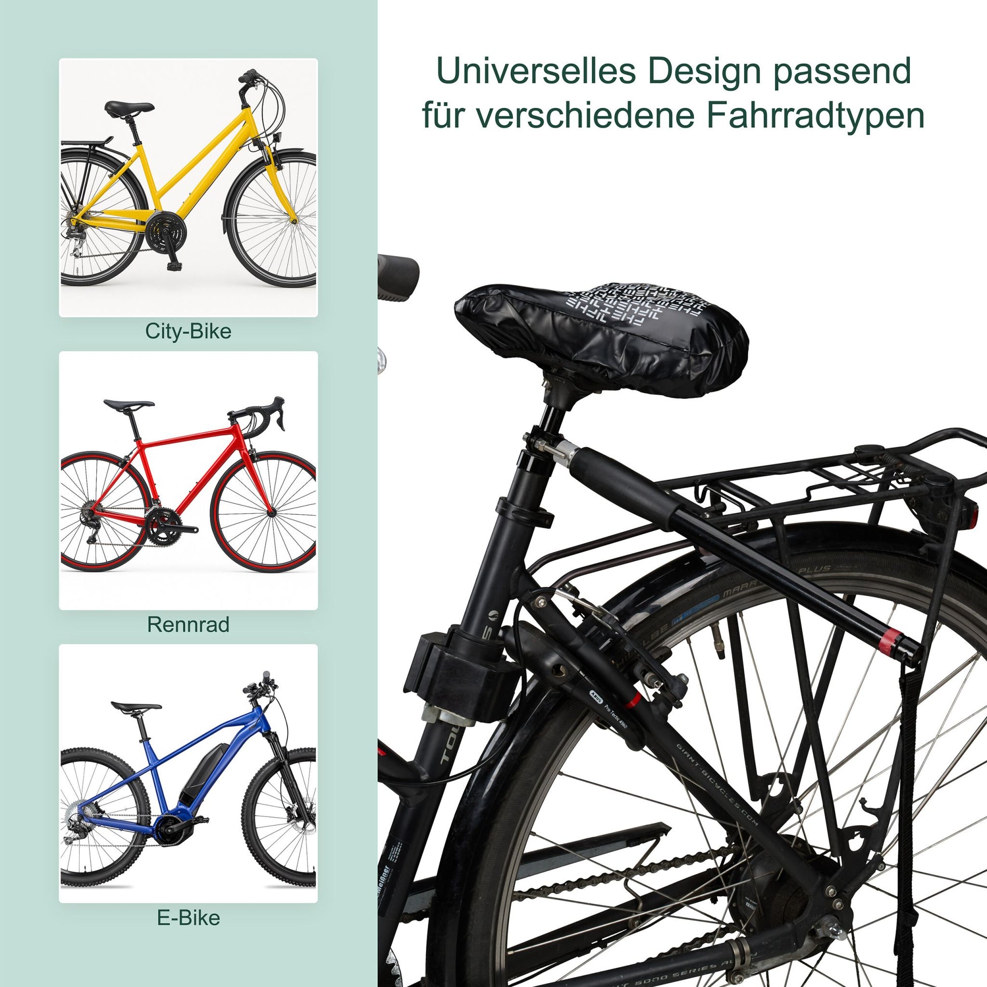 Fahrradleine für Hunde mit Abstandhalter Schwarz-Silber von Relaxdays